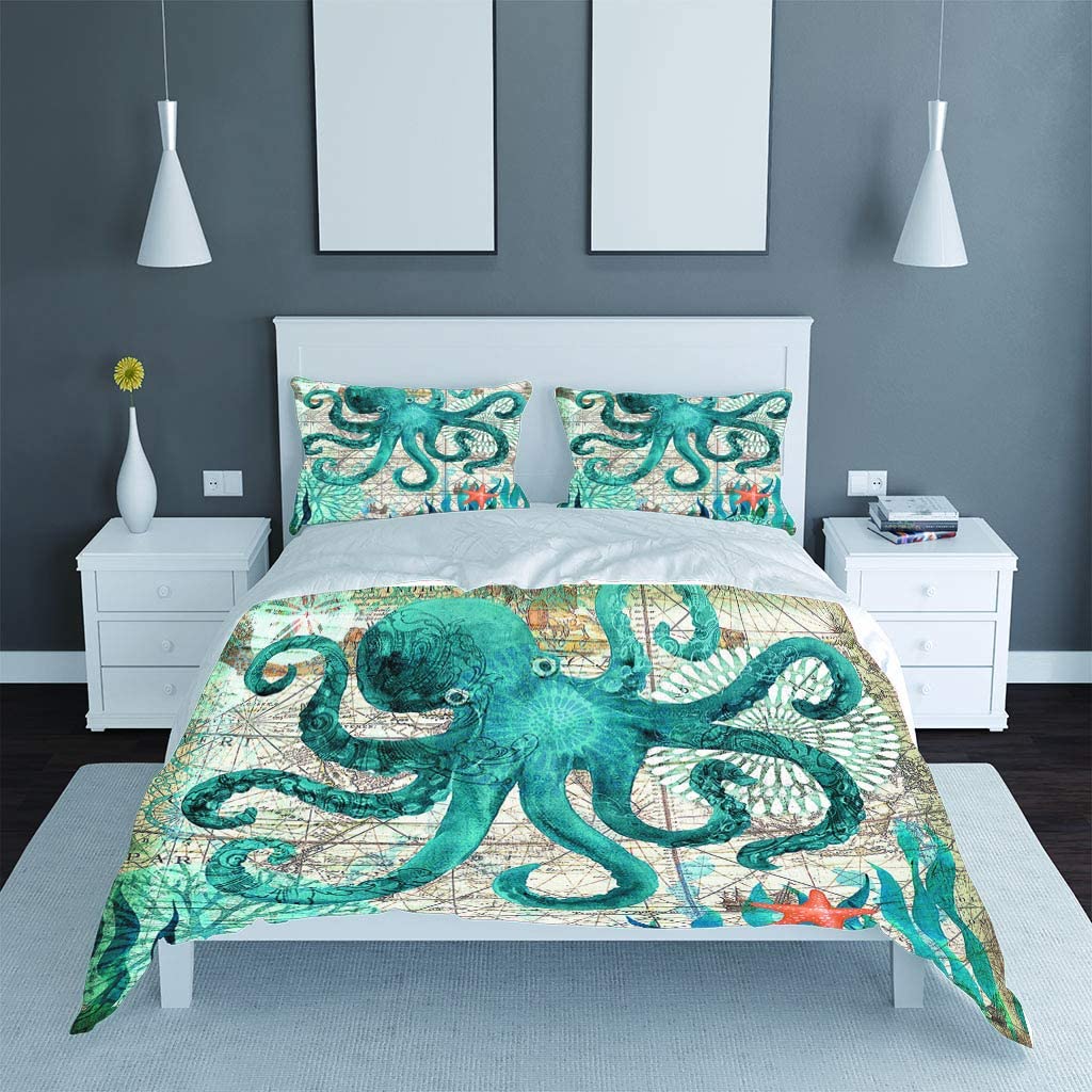 Price:$29.59 Queen 3D Duvet Cover Queen Size 3 Pieces Bedding Cover Sets Soft Duvet Cover : Home & Kitchen