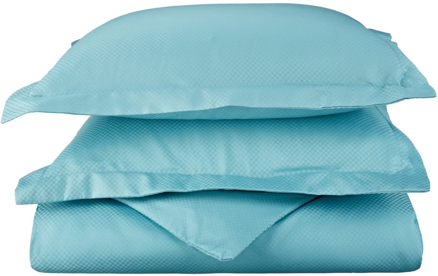 Price:$63.99 Blend 800 Thread Count, Soft and Wrinkle Resistant, King/California King Duvet Cover Set, Micro-Checkers, Teal : Home & Kitchen