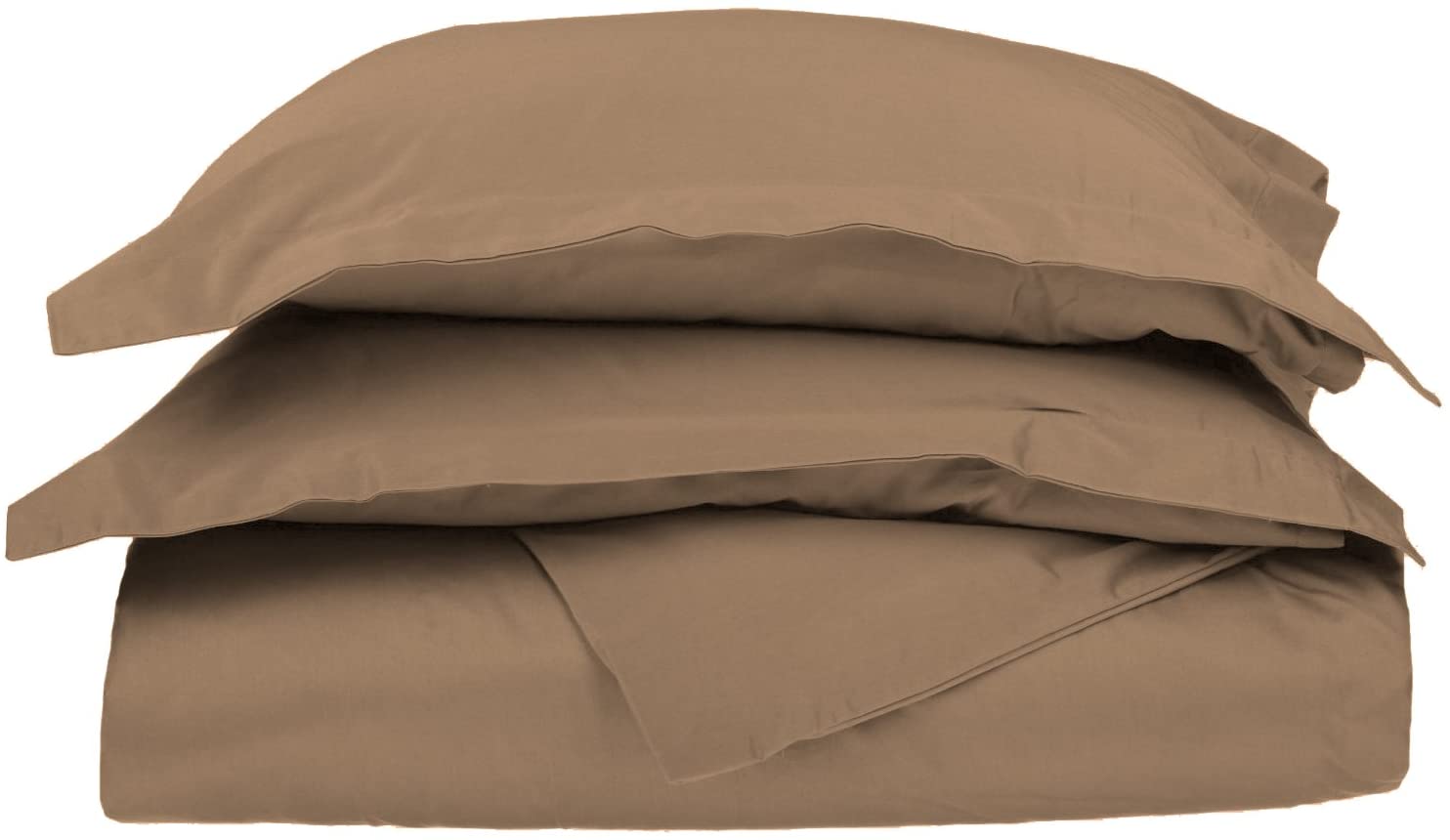 Price:$62.99 500-Thread-Count Duvet Cover Set, Long-Staple Cotton, Twin/Twin XL, Taupe : Home & Kitchen