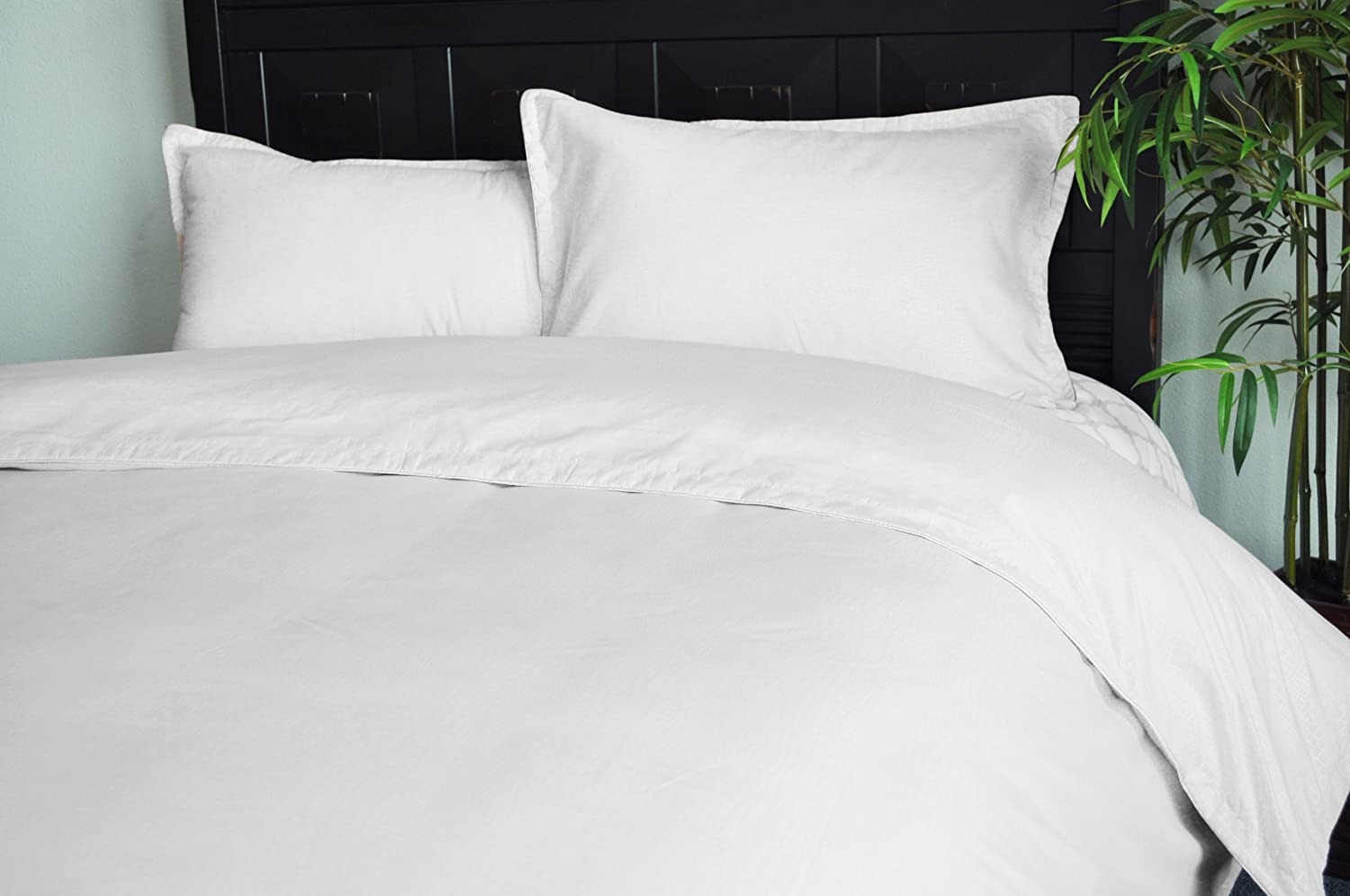 Price:$24.32 Comfort Embossed Microfiber Duvet Cover and Pillow Sham Set, White, Twin : Home & Kitchen