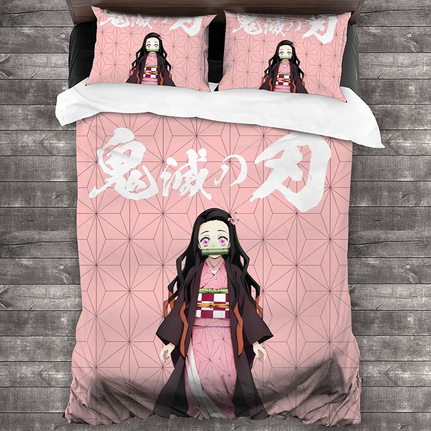 Price:$65.99 Anime Bedding Sets Twin Duvet Cover 3 Piece Cute Bed Set for Boys Girls Kid with 1 Duvet Cover + 2 Pillowcase,Bed Sheets : Home & Kitchen