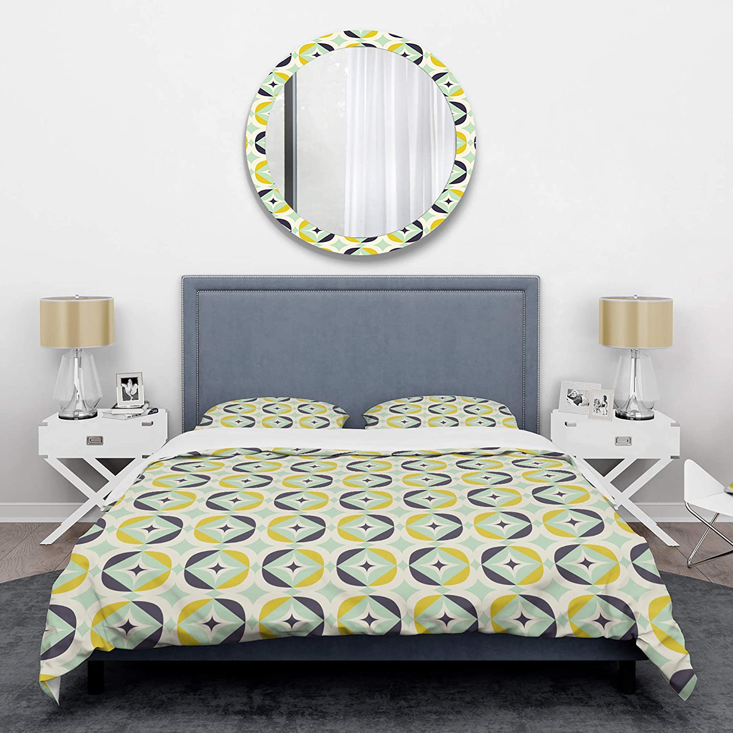 Price:$120.04 Retro V' Mid-Century Modern Duvet Cover Set : Home & Kitchen