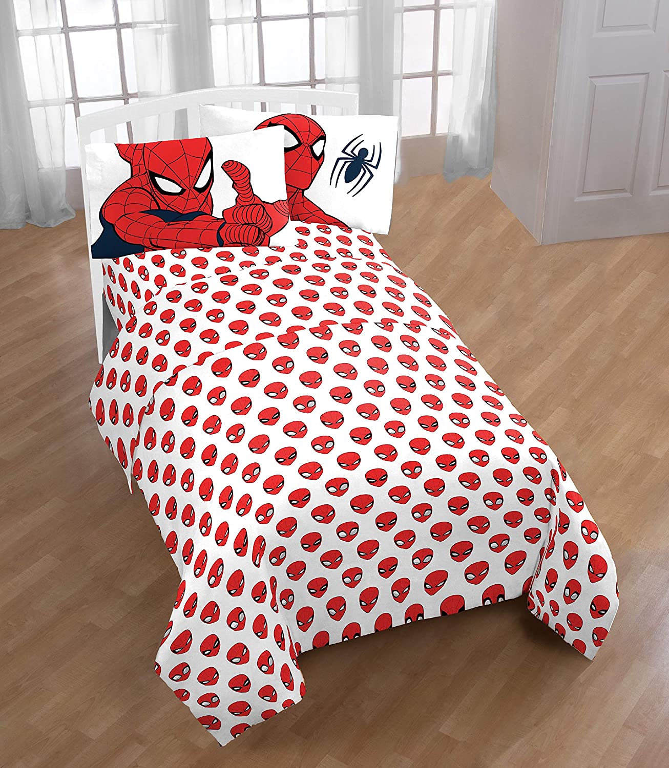 Price:$20.49 Manufacturing Spider-Man 3 Piece Twin Size Microfiber Sheet Set : Home & Kitchen