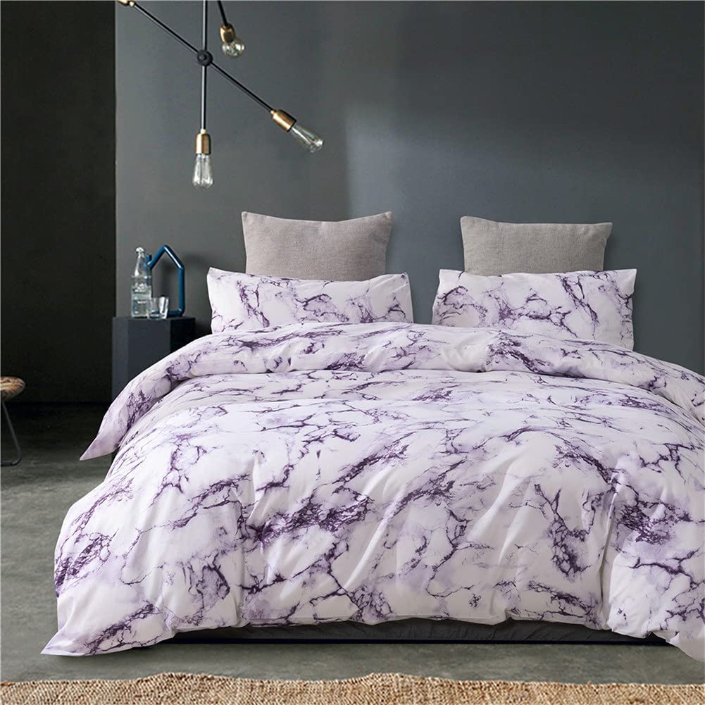 Price:$44.00 Marble Duvet Cover Marble Abstract Art Design Women Comforter Cover Modern Bedding Bedspreads Kids Marble Pattern Print Decor Bed Cover,Queen : Home & Kitchen