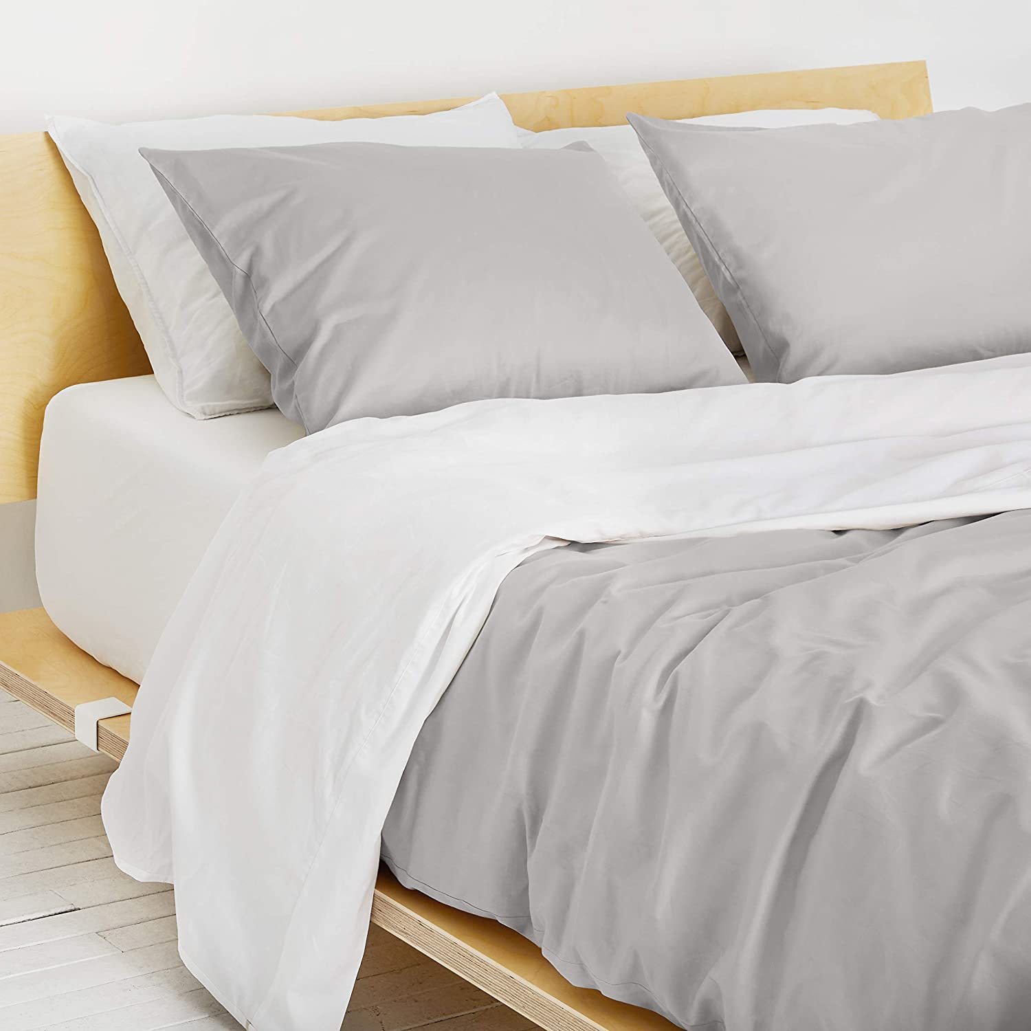 Price:$192.00 Luxury Duvet Set 100% Organic Himalayan Cotton | Incredibly Soft Ultra-Light & Premium Quality | Fair Trade Certified (Slate, King) : Home & Kitchen