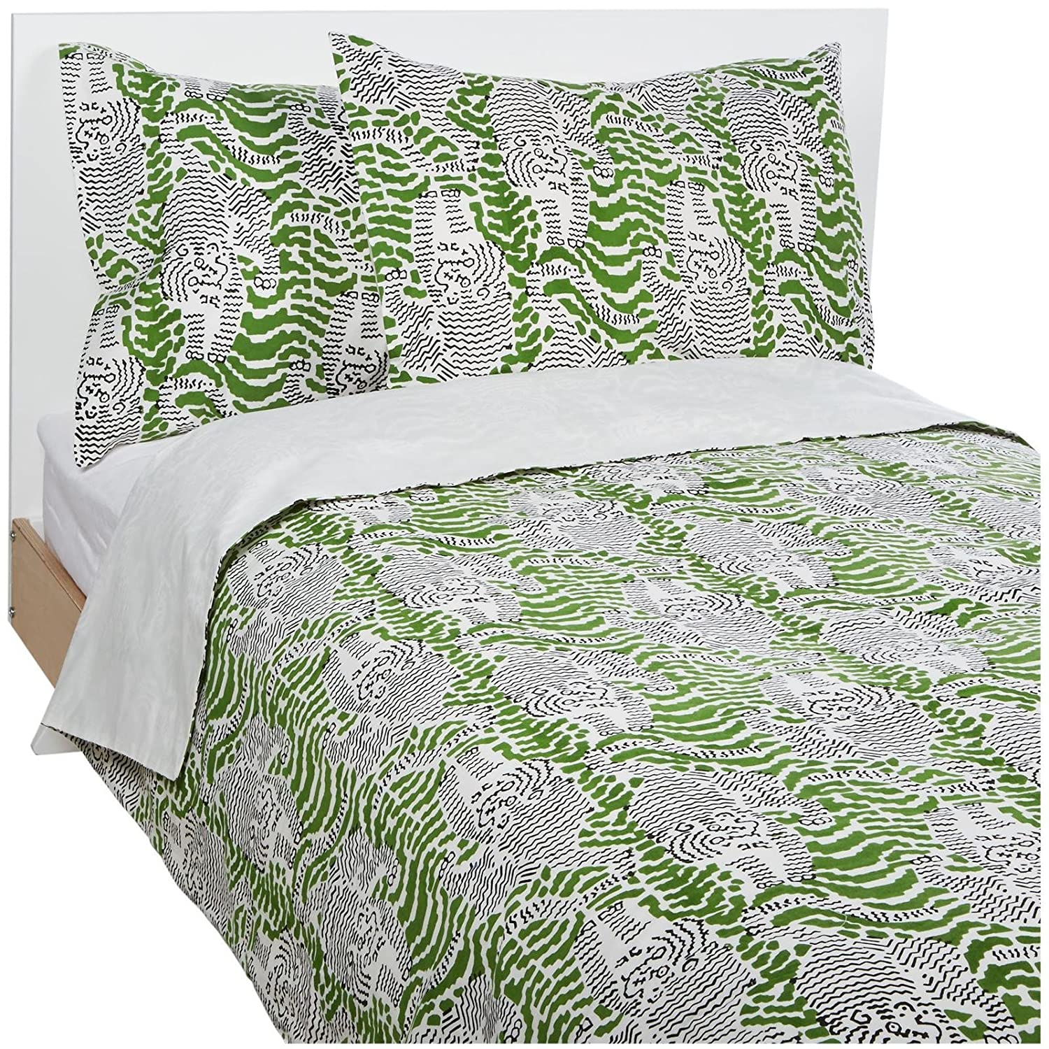 Price:$24.99 Full Duvet Set- Tiger Block : Home & Kitchen