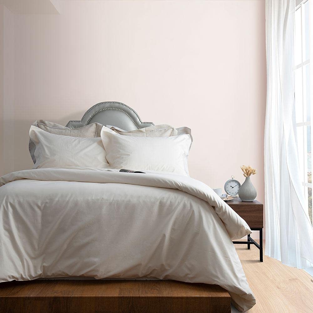 Price:$169.00 Home Styling 250 Thread Count PIMA Cotton Long Staple, SATEN Weave Ultra Soft Duvet Cover Set (Ivory, Queen) : Home & Kitchen