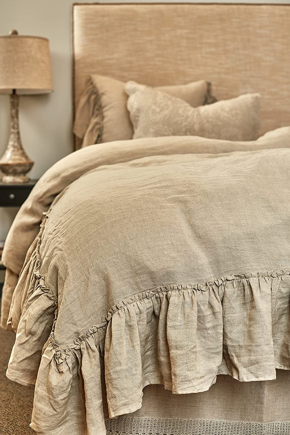 Price:$355.95 Home Amity Capri Natural Duvet Cover Set, Queen : Home & Kitchen