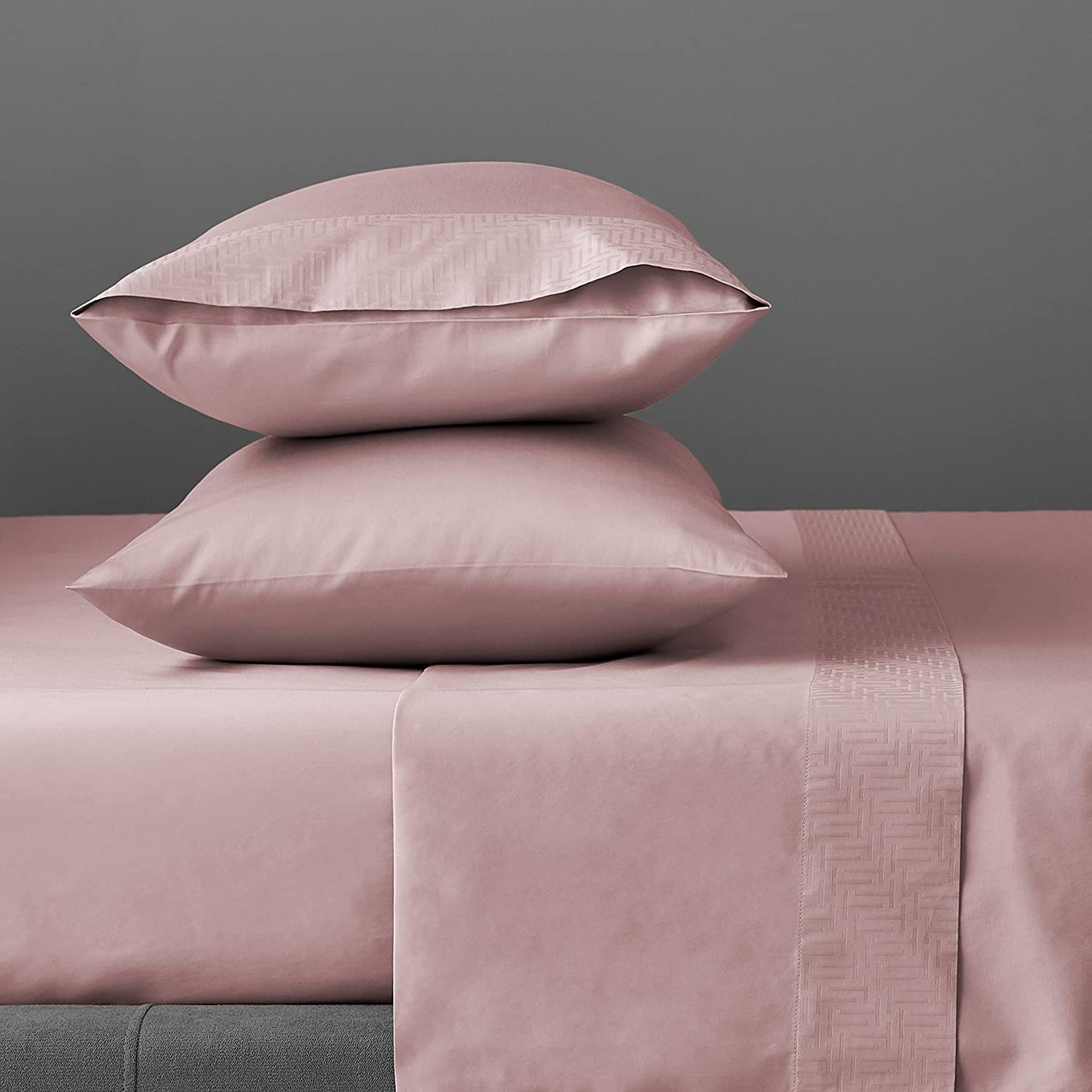 Price:$33.91 Baker Cotton Sheet Set, Pink, King (21895506) : Home & Kitchen