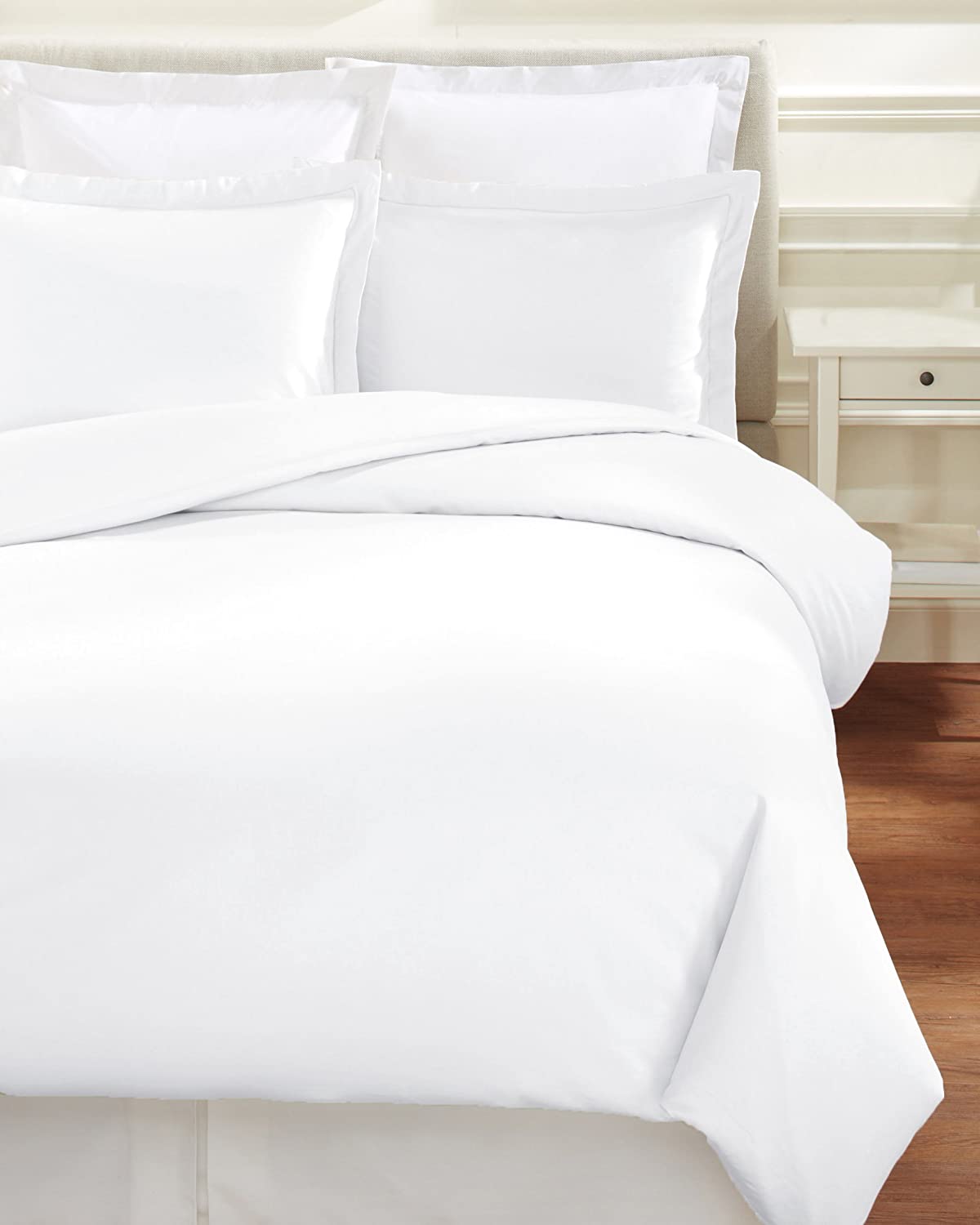 Price:$88.00 Home 186679 Linen and Cotton Duvet Set, Full/Queen Sized, White : Everything Else