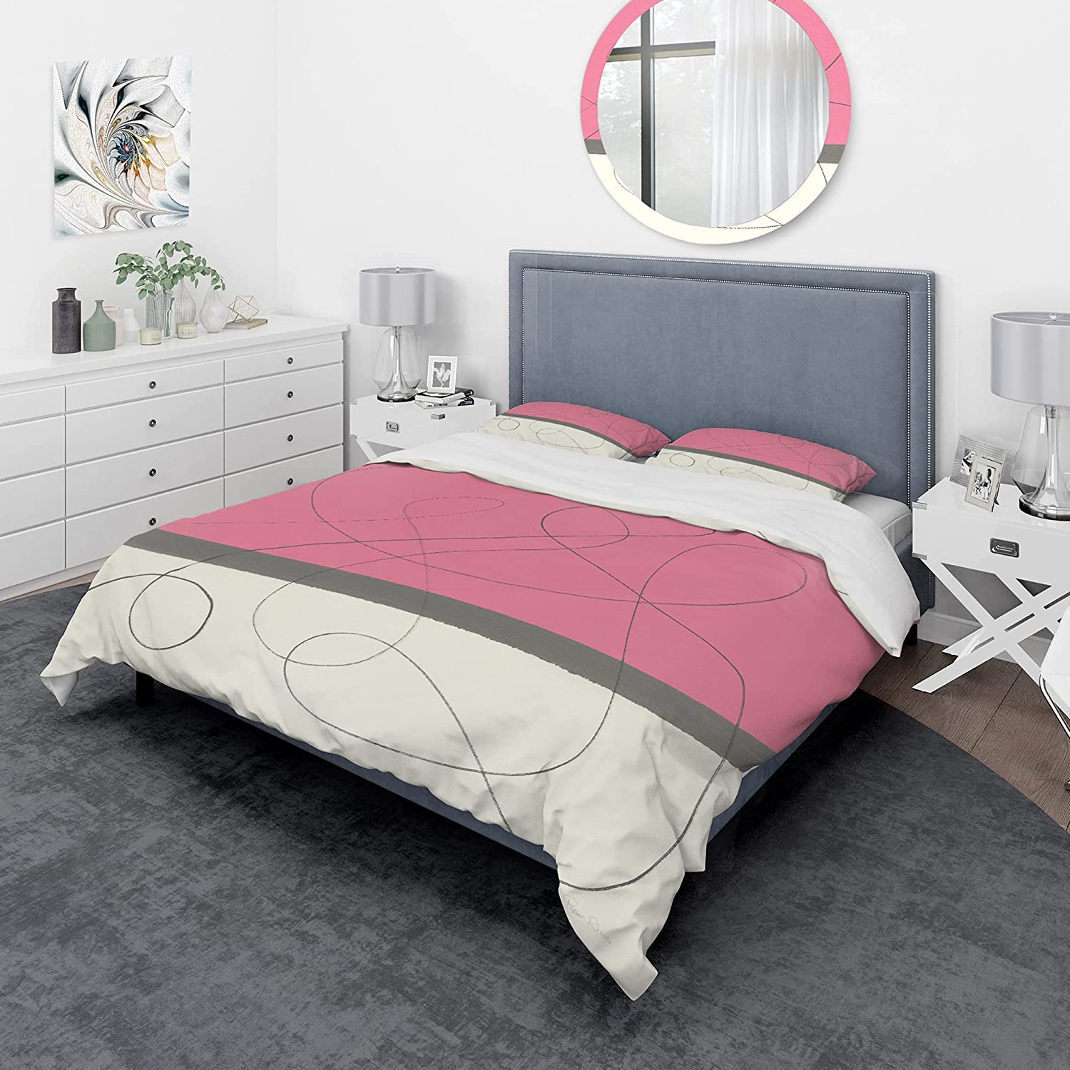 Price:$109.78 'Geometric Neapolitan II' Geometric Duvet Cover Set : Home & Kitchen