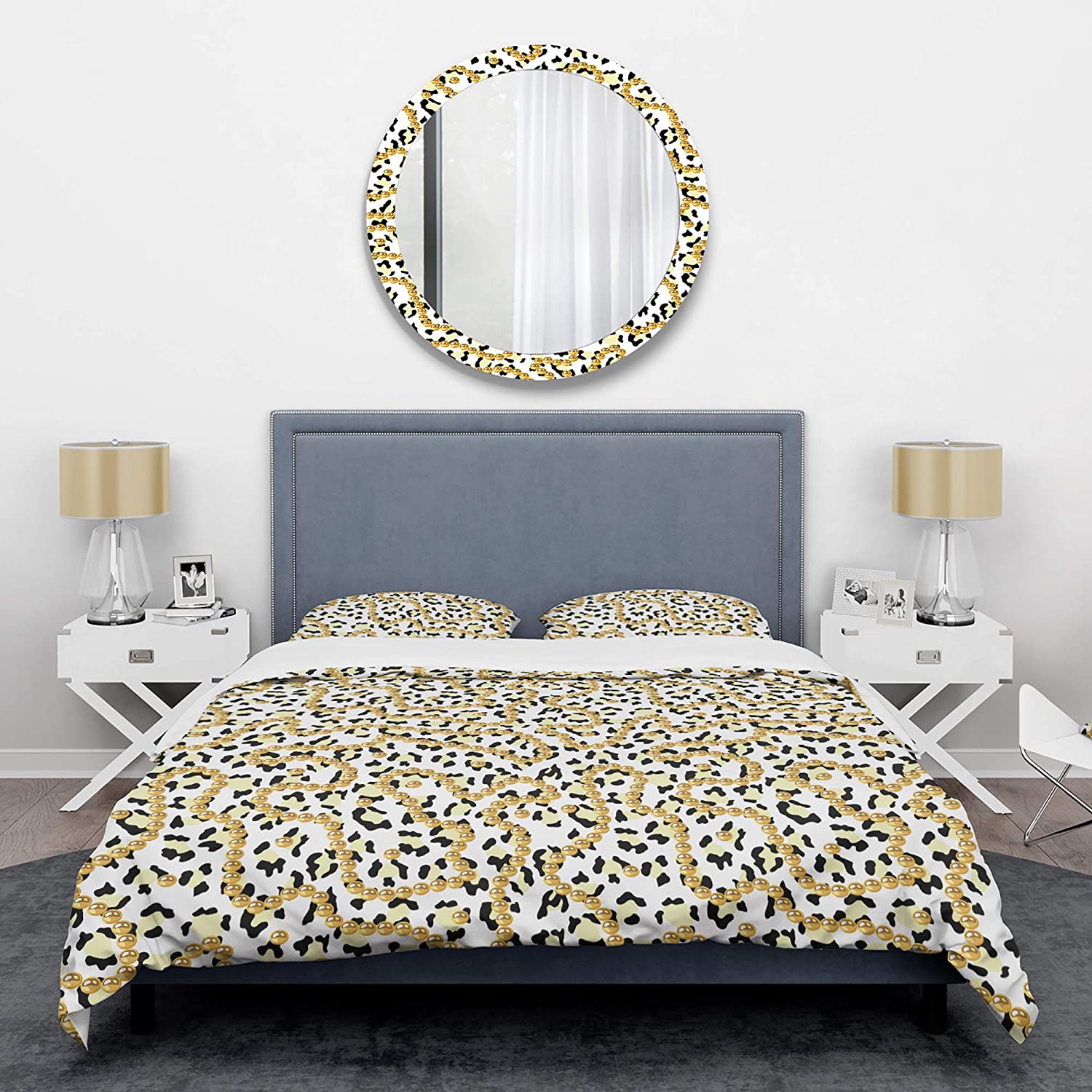 Price:$120.09 Fur Safari VI' Mid-Century Modern Duvet Cover Set : Home & Kitchen