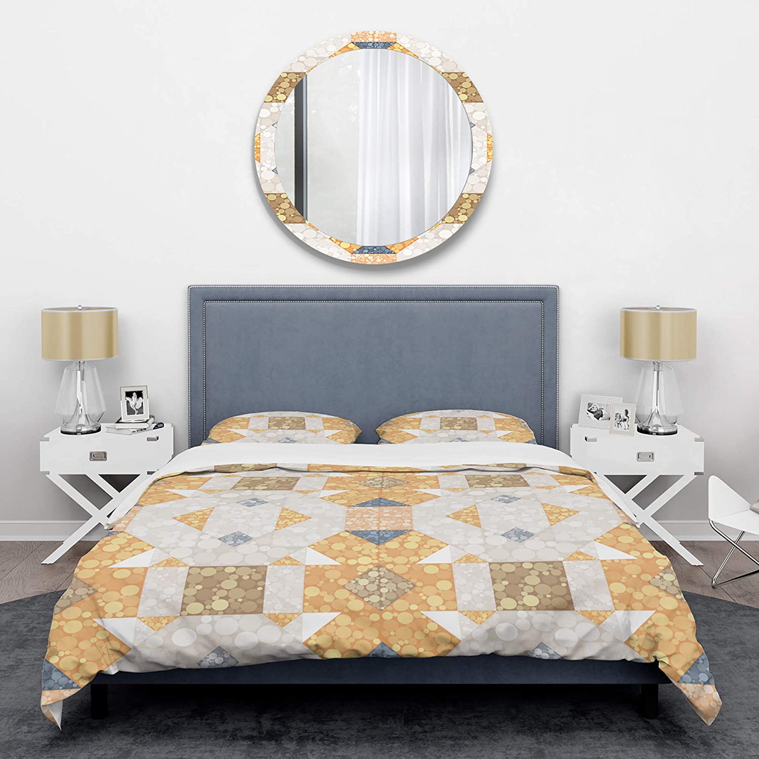 Retro Design I' Mid-Century Modern Duvet Cover Set : Home & Kitchen