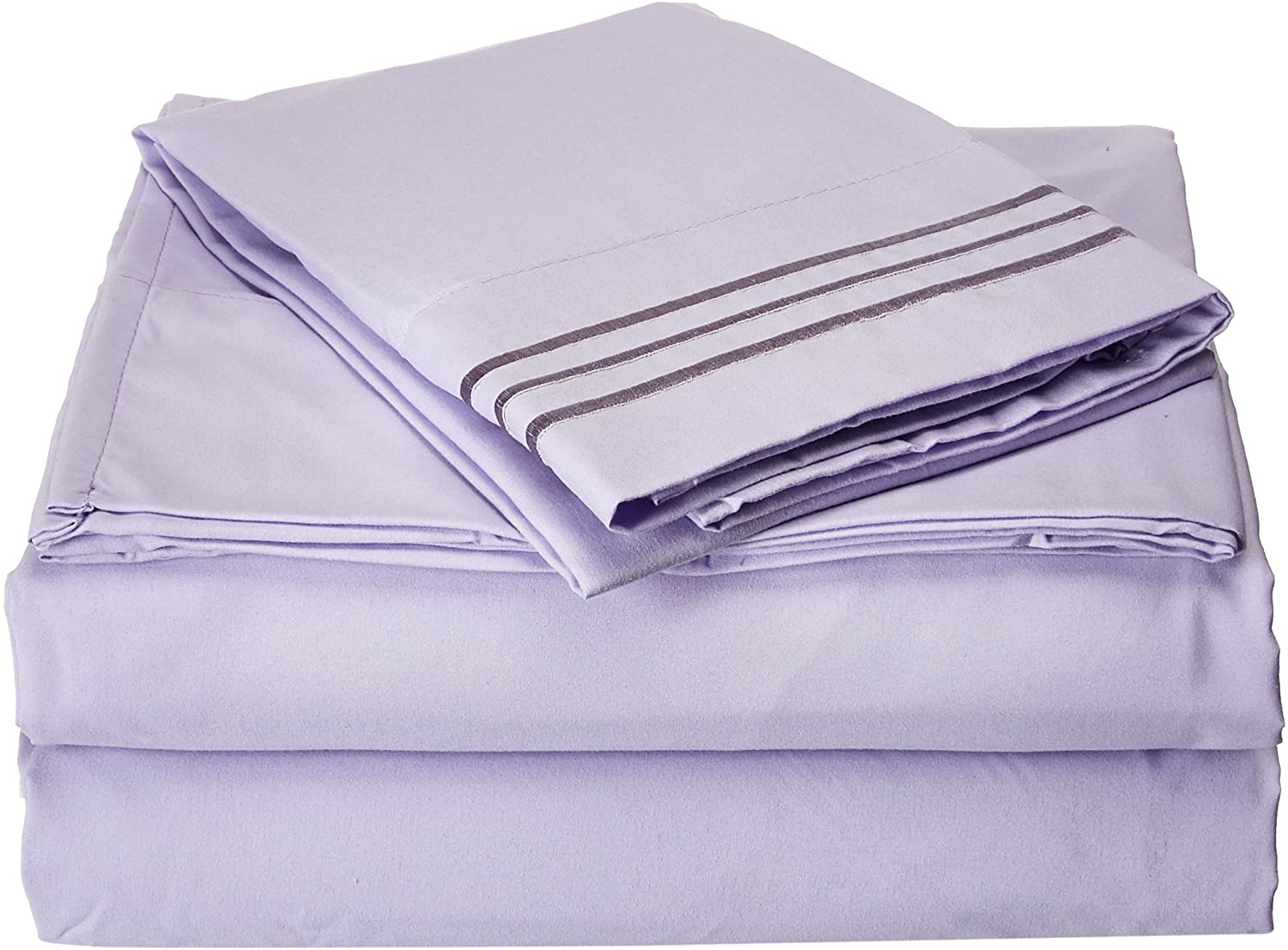 Price:$19.00 Duvet Cover Set on Amazon! Celine Linen 1800 Thread Count Egyptian Quality Wrinkle Free 2-Piece Duvet Set 100% , Twin/Twin XL - Lilac : Home & Kitchen