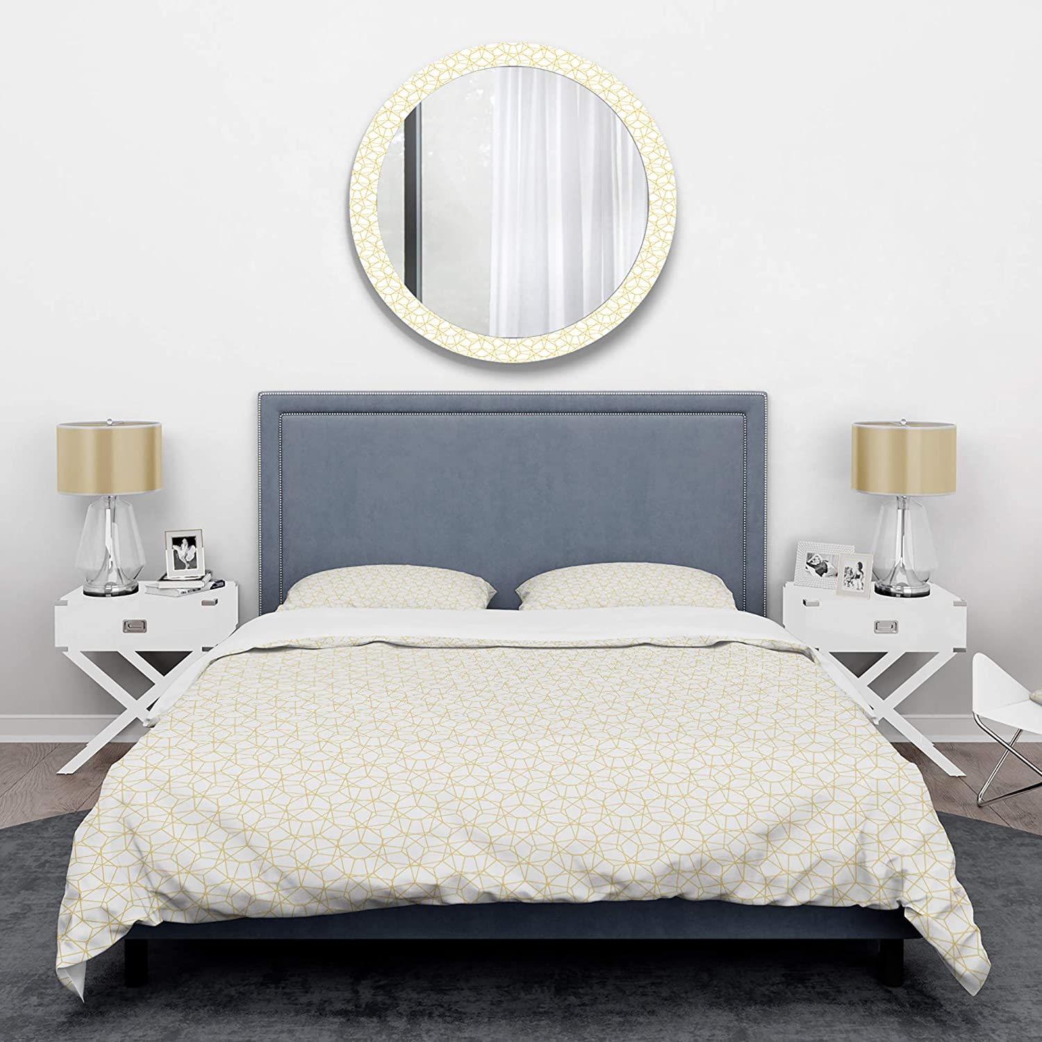 Geometrical ' Mid-Century Modern Duvet Cover Set : Home & Kitchen