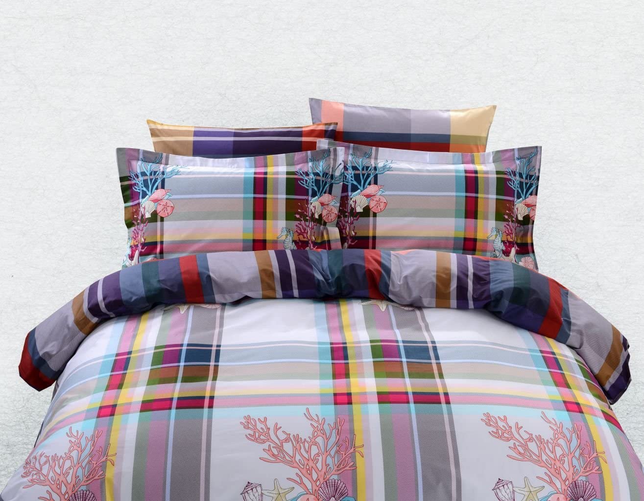 Price:$154.13 Duvet Cover 6 PC Sheets Set, Dolce Mela Hydra Bedding Set : Home & Kitchen