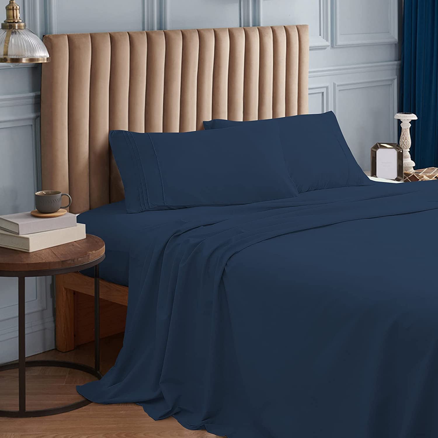 Price:$68.90 Pocket Sheets for King Size Bed Pillowcases Set with Comforter King Size Warm Duvet Insert Filler White : Home & Kitchen