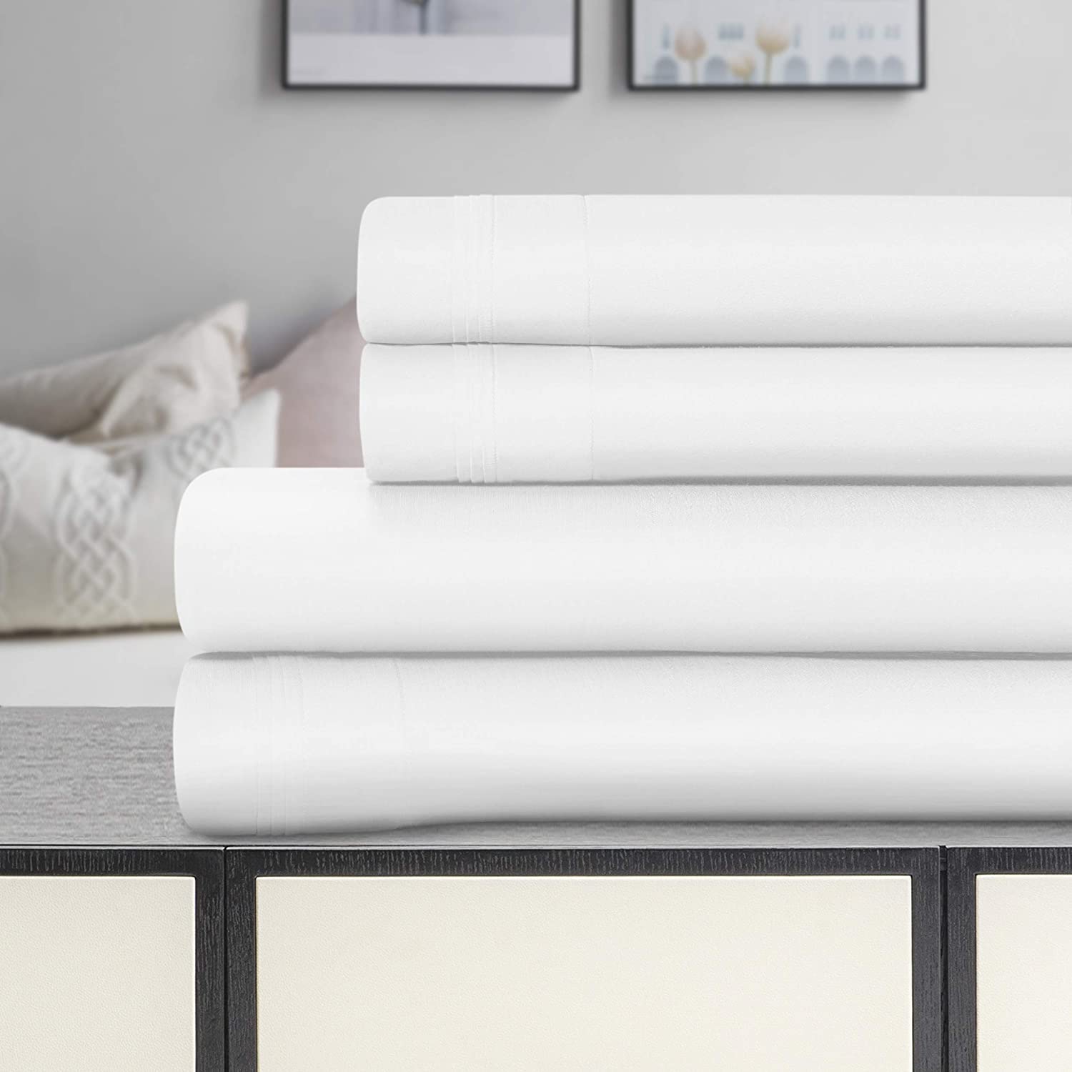 Price:$194.16 Sheet Set, Queen, White : Home & Kitchen