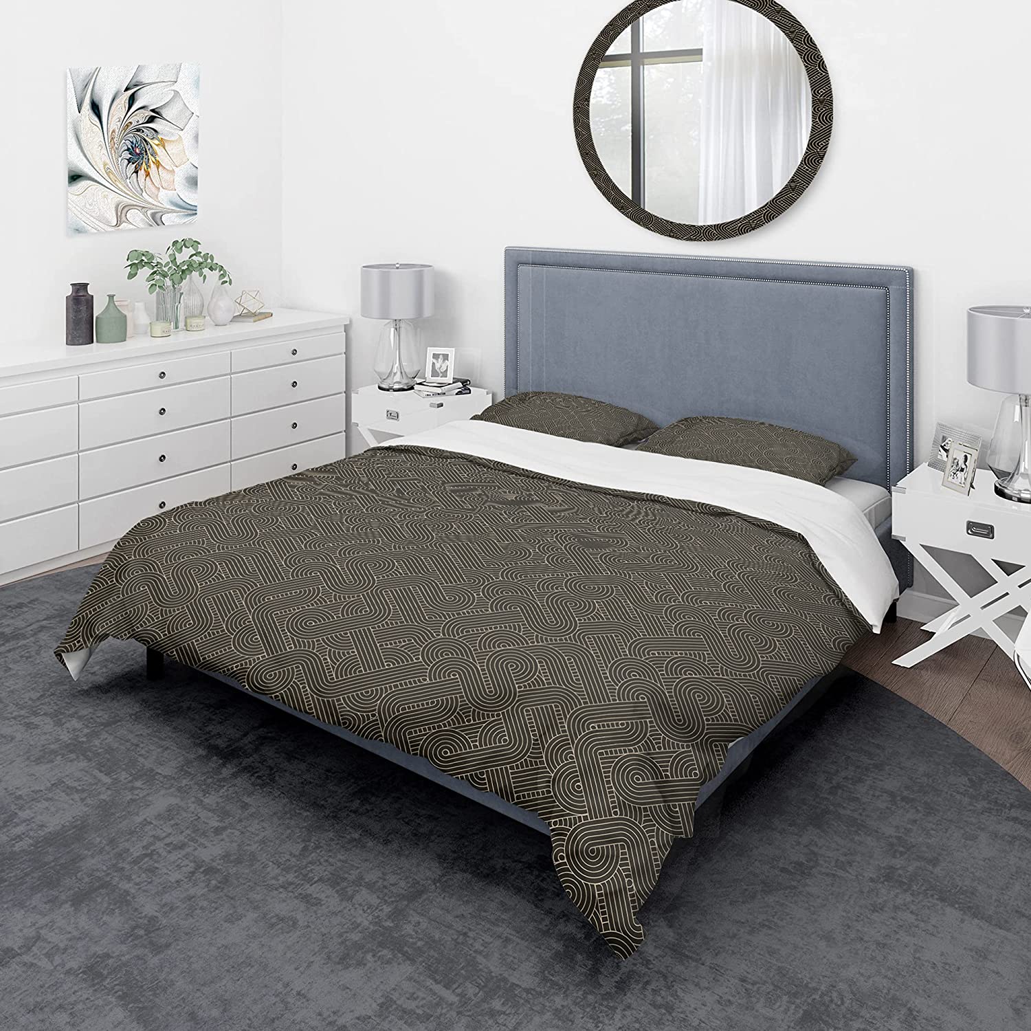 Price:$120.04 line Labyrinth' Vintage Duvet Cover Set : Home & Kitchen