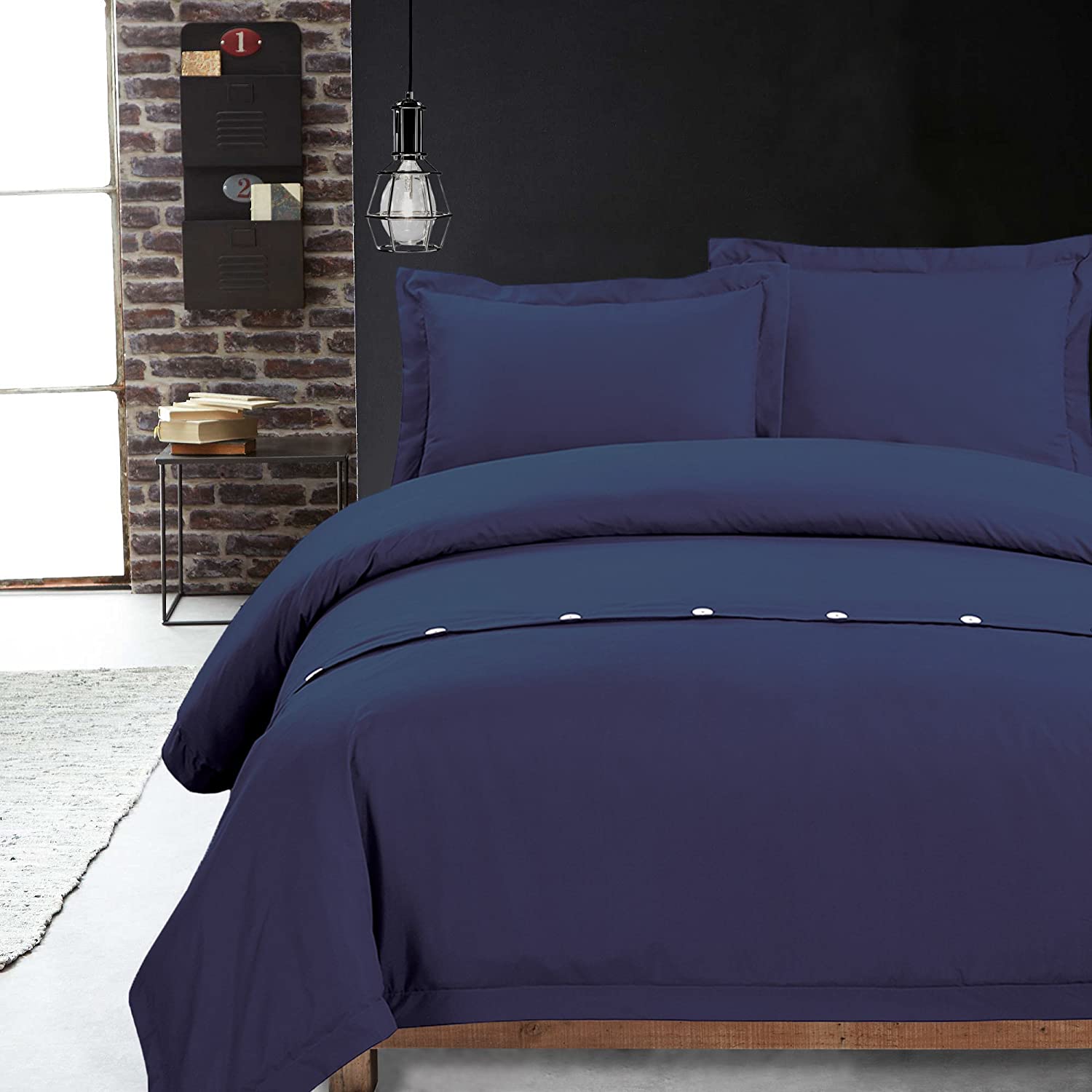Price:$45.77 Taylor BVD15 500 054 076 7020 3 Piece Belvedere Duvet Cover Set, Full, Blue : Home & Kitchen