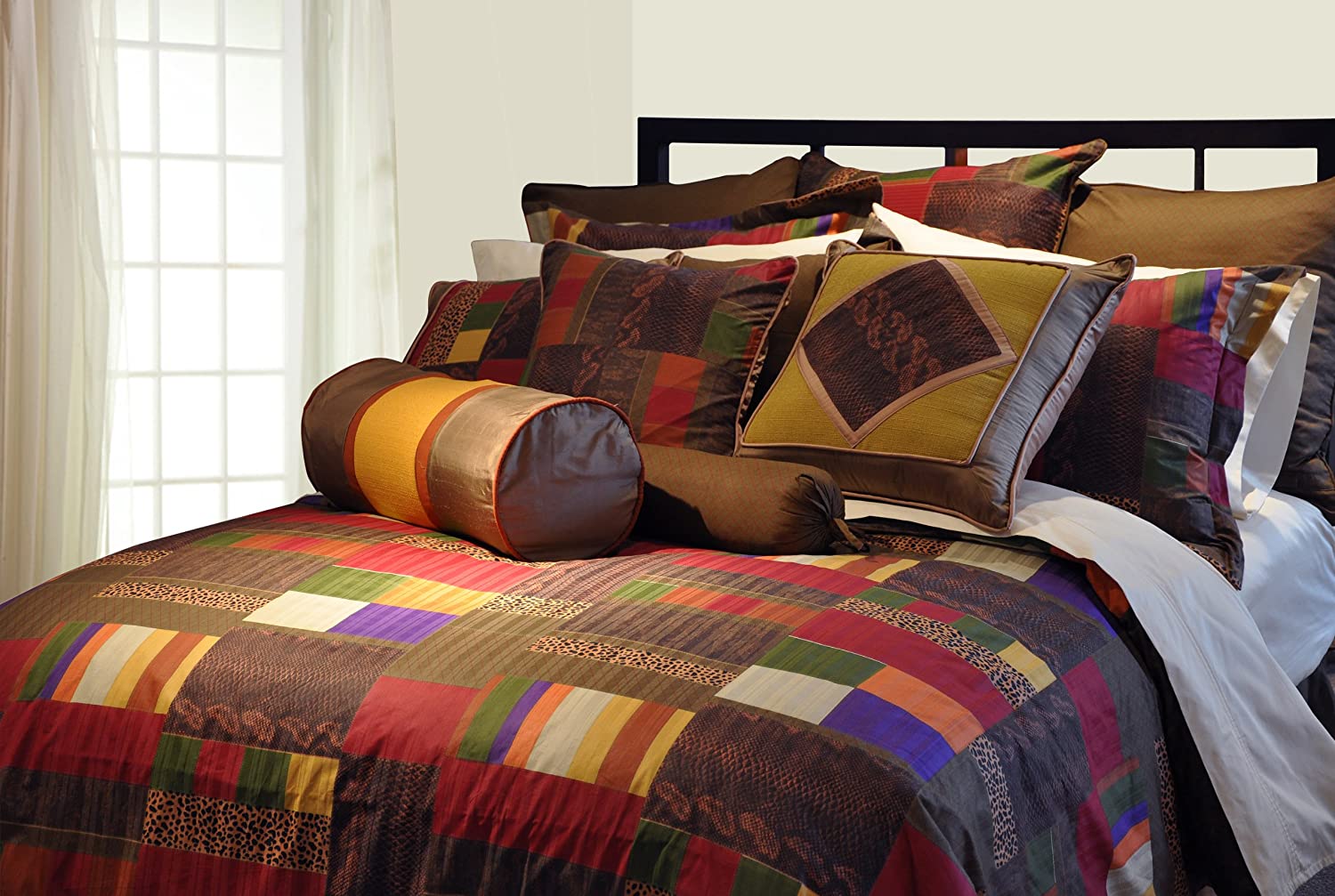 Price:$142.99 Printed 300 TC 3-Piece 100-Percent Combed Cotton Duvet Set, Marrakesh, King : Home & Kitchen