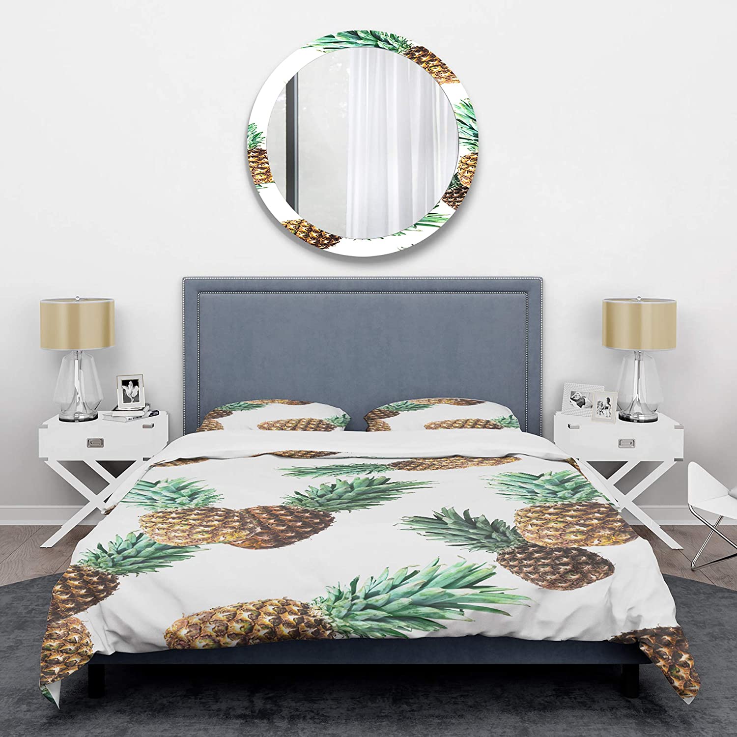 Price:$120.04 Summer Bliss V' Mid-Century Modern Duvet Cover Set : Home & Kitchen