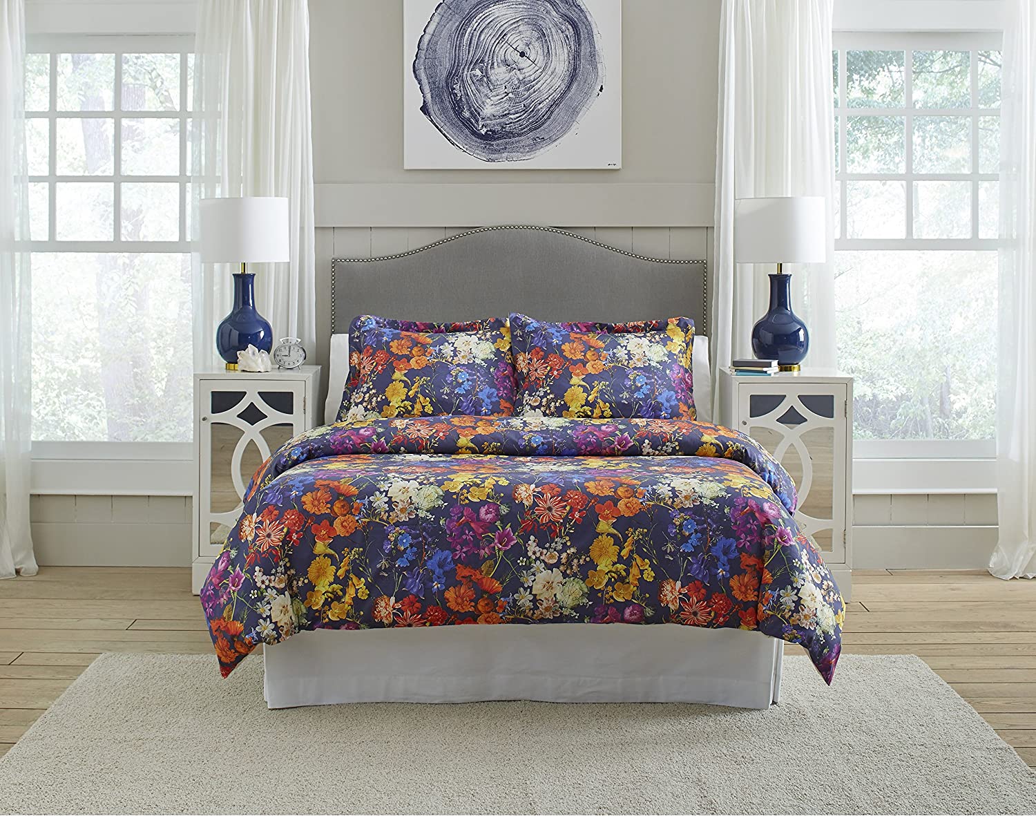 Price:$69.51 MAR3PQNDUVET Marseille Digital Print Full/Queen Duvet Set : Home & Kitchen