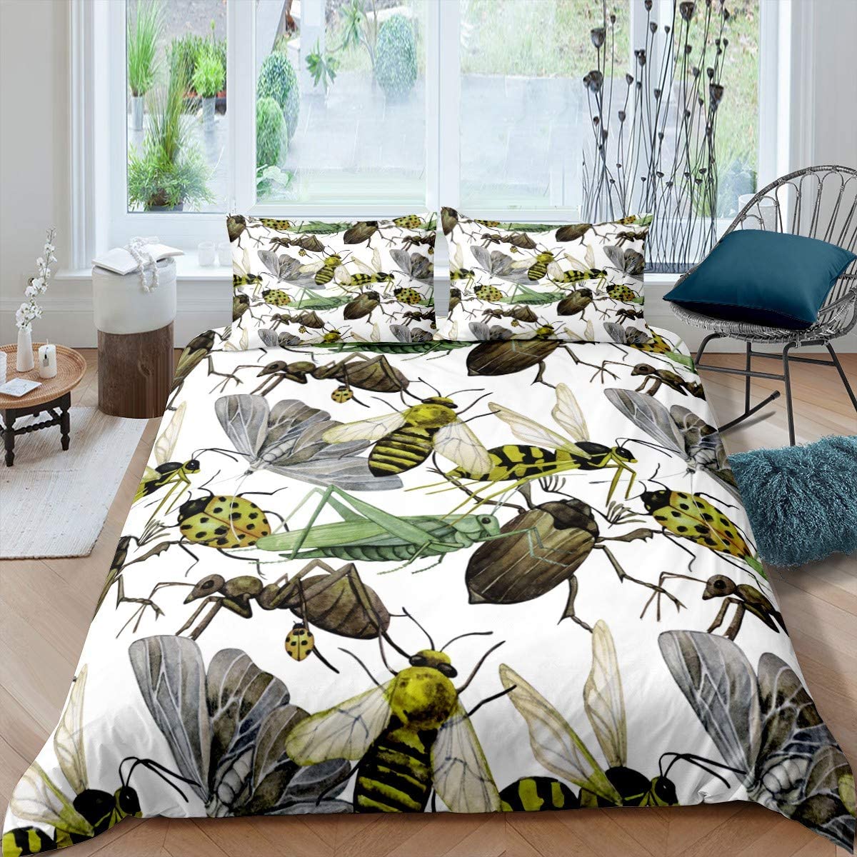 Price:$42.00 Fairy Zen Animal Duvet Covers Full Biologist Nature 2020 Print Duvet Cover Stain Bedding Set Comforter Cover Pattern Decor (1 Duvet Cover +2 Pillowcases) : Everything Else