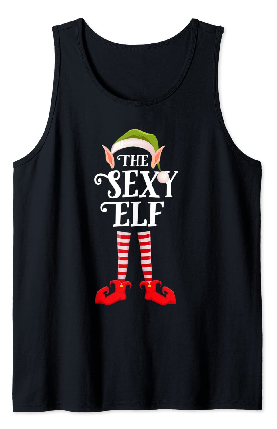 Price:$16.99 Elf Christmas Party Matching Family Group Pajama Tank Top : Clothing, Shoes & Jewelry