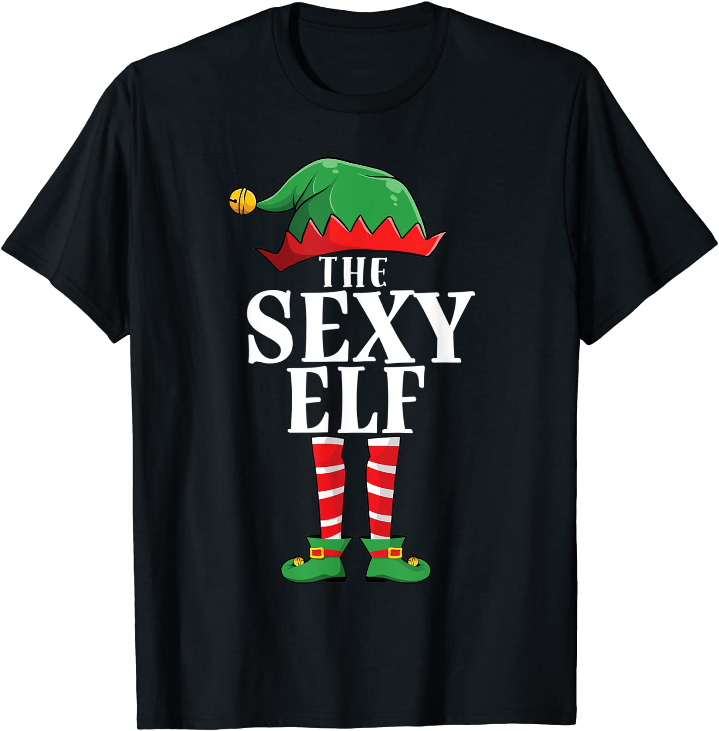 Price:$24.99 Elf Funny Christmas Pajama Matching Family Group T-Shirt : Clothing, Shoes & Jewelry