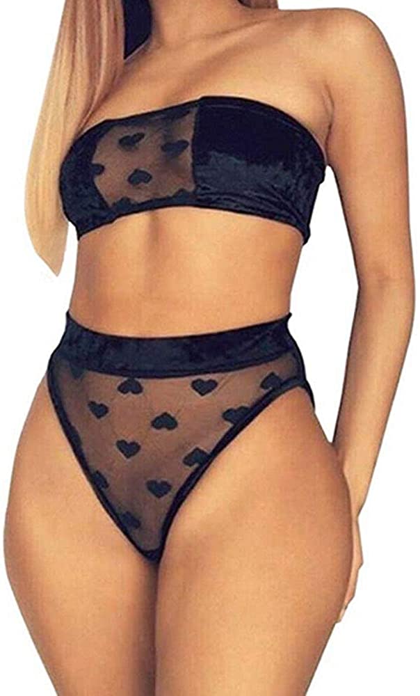 Price:$6.99 Lace Cami Top with Shorts with Panties 2 Piece Set Sexy Lingerie Pajama Set at Amazon Women’s Clothing store