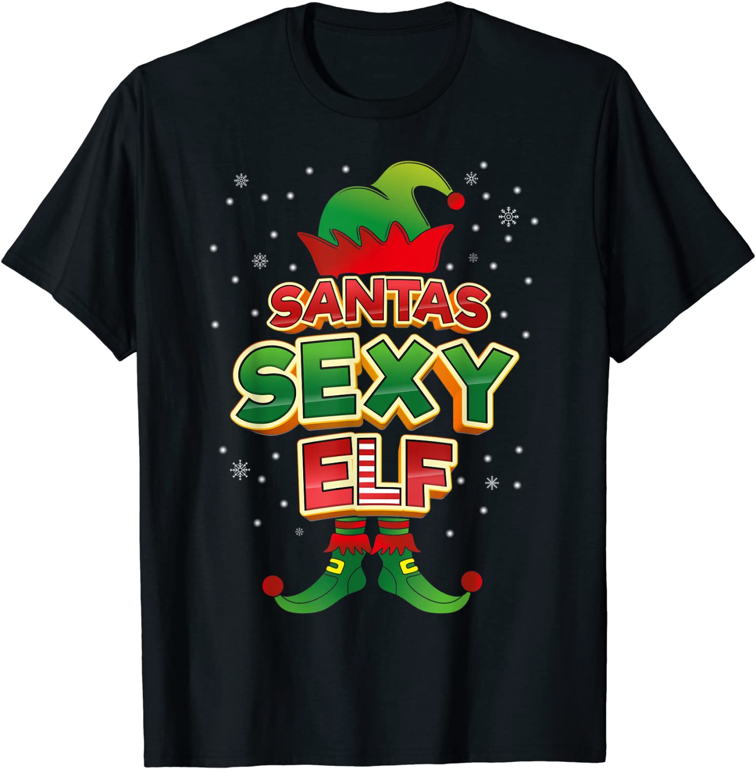Price:$18.55 Elf X-Mas Matching Pajama Party Family T-Shirt : Clothing, Shoes & Jewelry
