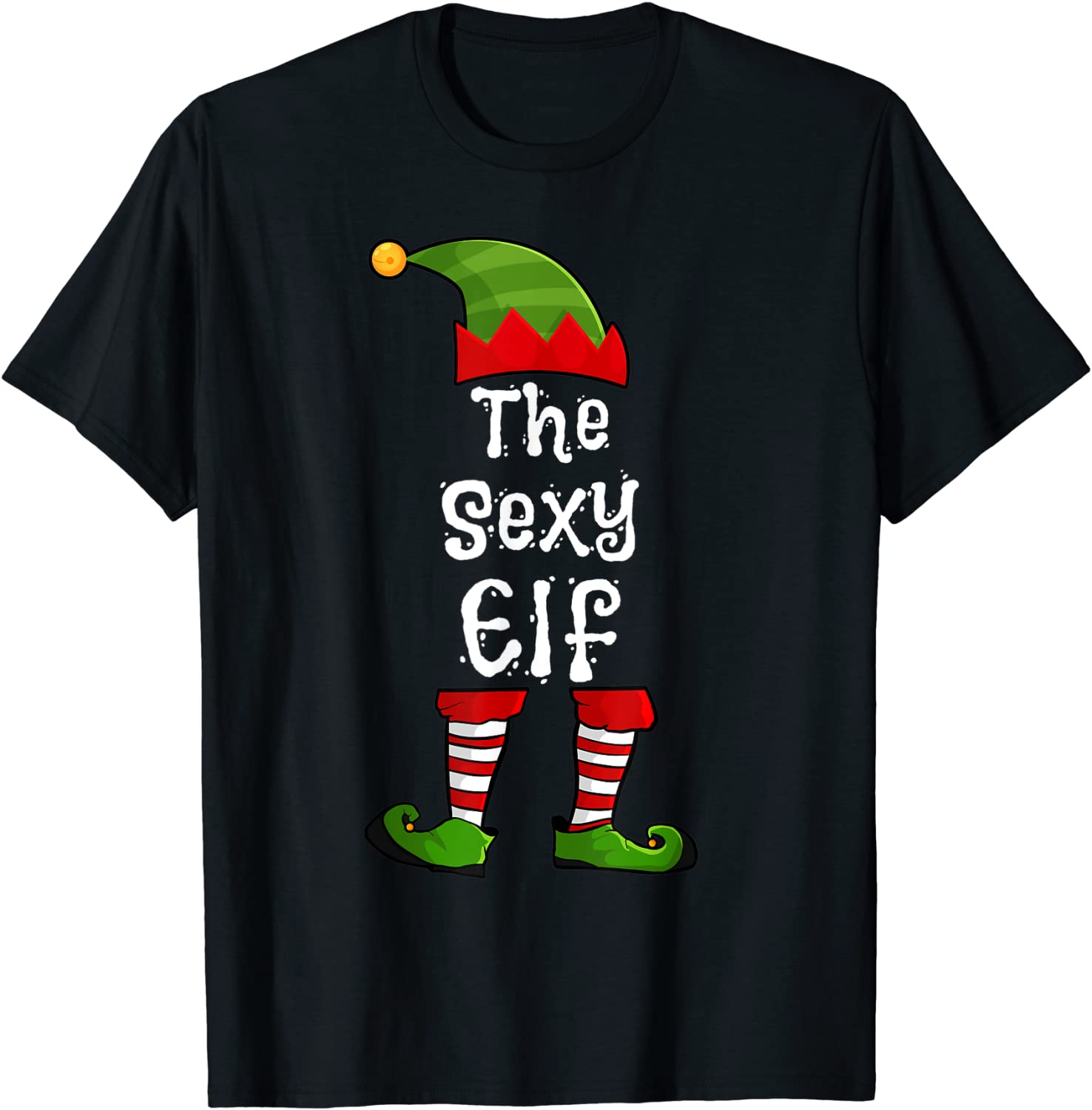 Price:$16.99 Sexy Elf Matching Family Group Christmas Party Pajama T-Shirt : Clothing, Shoes & Jewelry
