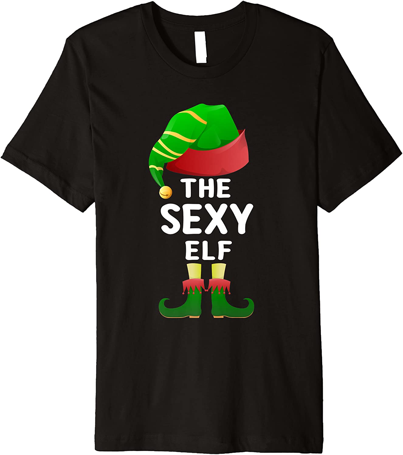 Price:$19.99 Elf Christmas Family Matching Pajamas Xmas Elf Group Premium T-Shirt : Clothing, Shoes & Jewelry