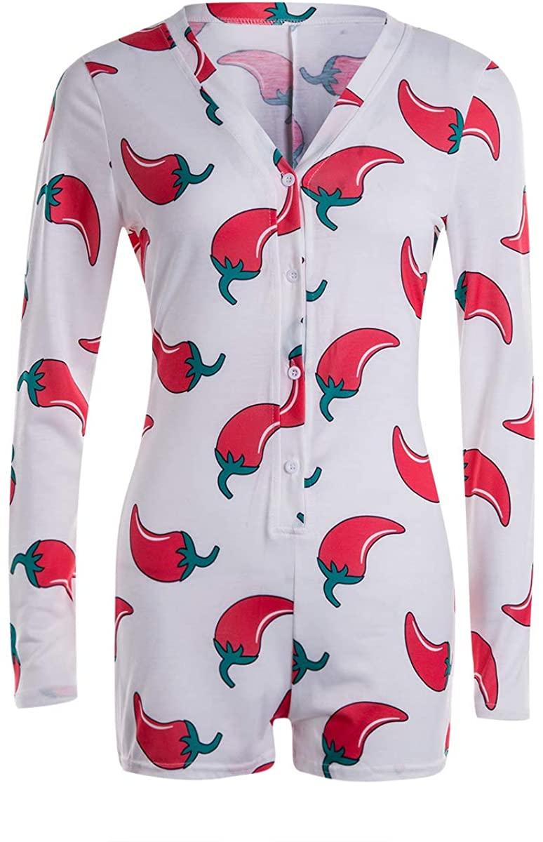 Price:$8.77 Women's V Neck One Piece Bodysuit Long Sleeve Bodycon Rompers Overall Pajama : Clothing, Shoes & Jewelry