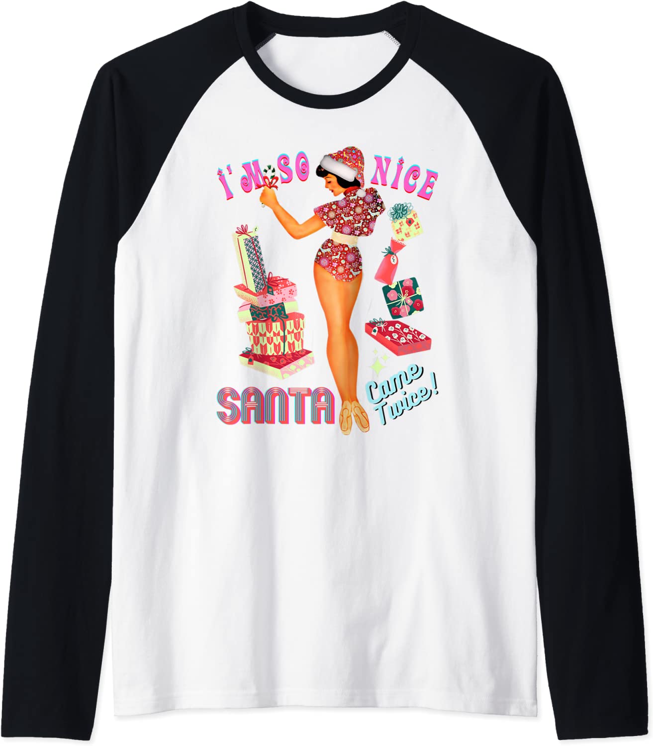 Price:$24.99 Naughty Joke Pun Meme Vintage Raglan Baseball Tee : Clothing, Shoes & Jewelry