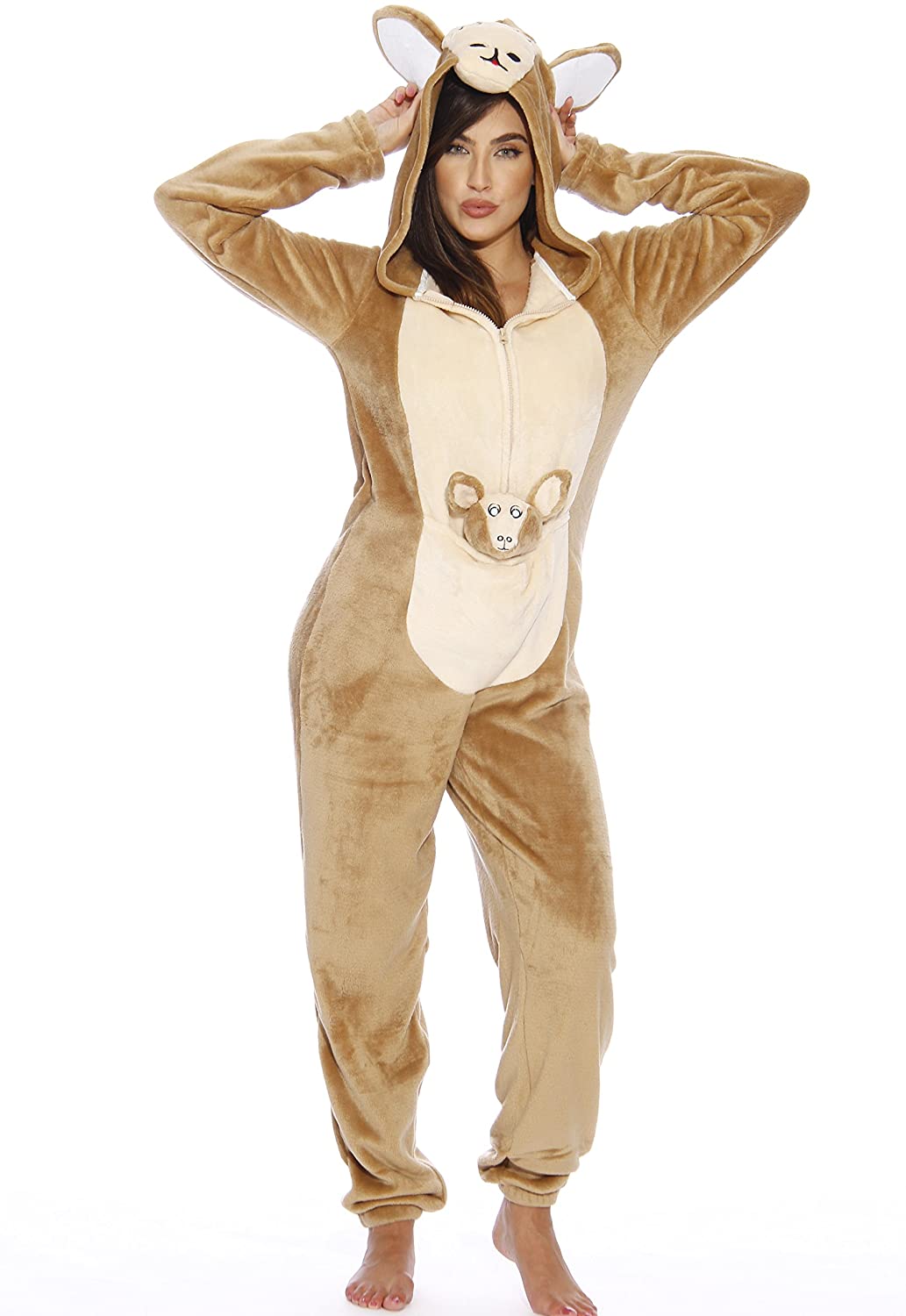 Price:$39.99 Love Kangaroo Adult Onesie Pajamas : Clothing, Shoes & Jewelry