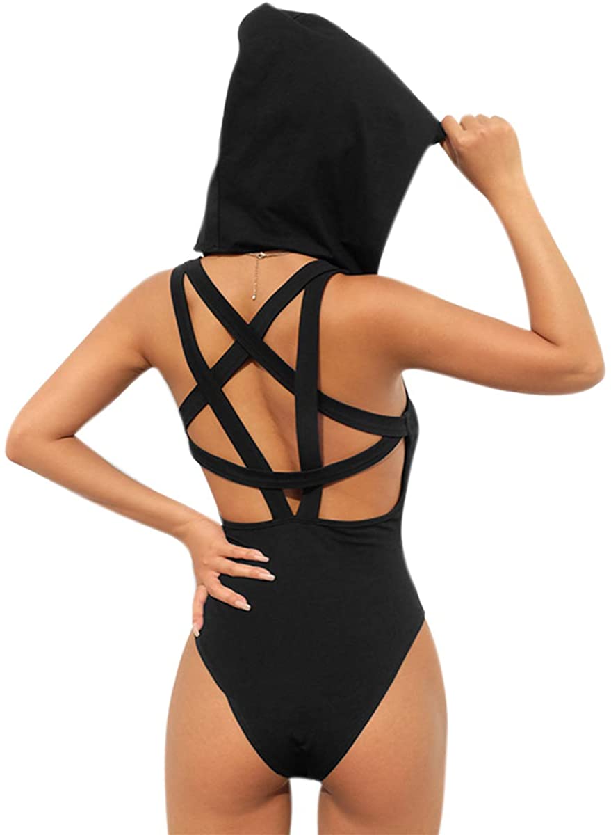 Price:$26.99 Rave Pentagram Bodysuit Jumpsuit Sexy Hoodie Festival Clothing Romper for Dance Party Clubwear : Clothing, Shoes & Jewelry