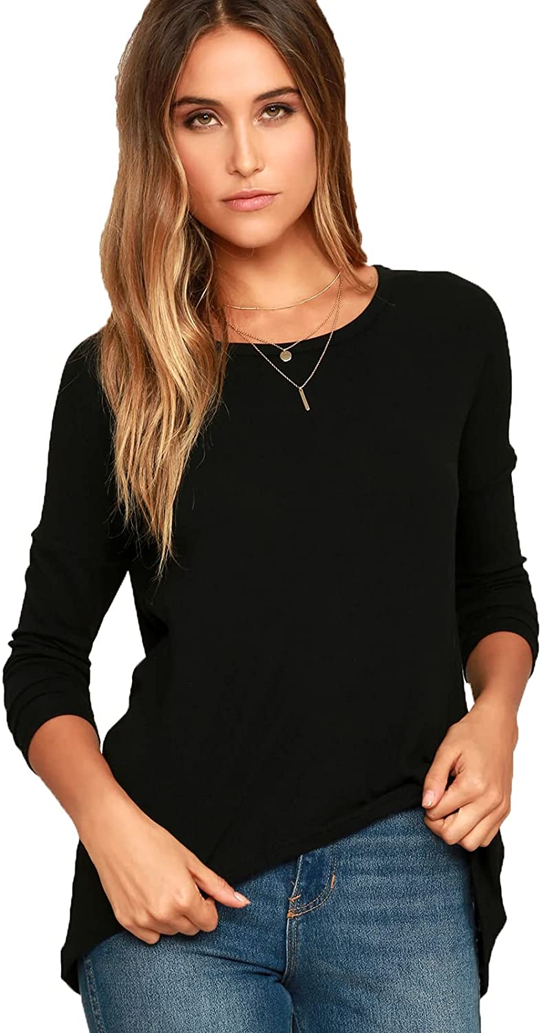 Price:$15.99 Women's Long Sleeve Shirt With Zipper Backless Tunic Tops Shirt Dress at Amazon Women’s Clothing store