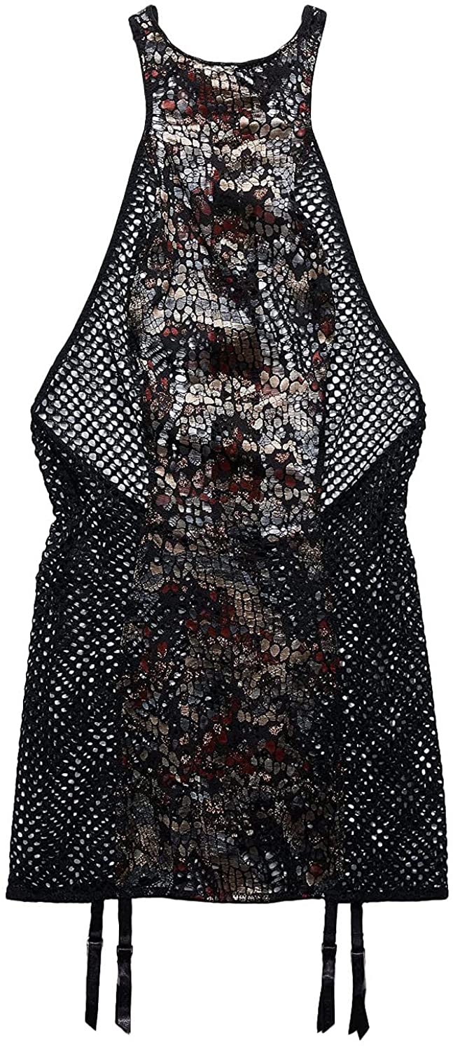 Price:$57.77 X Fenty, Women's, Cold-Hearted Snake Lace Slip with Garter at Amazon Women’s Clothing store