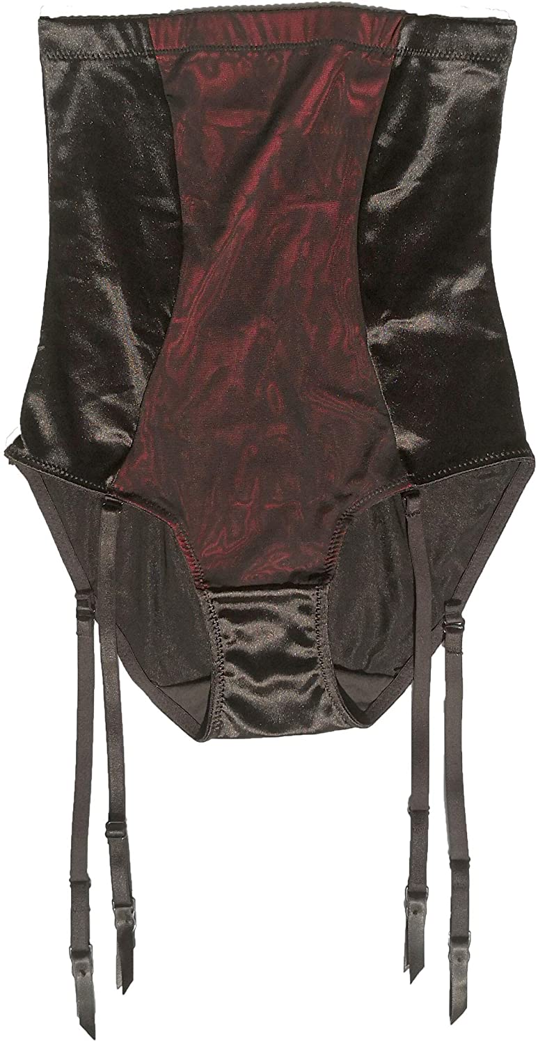 Price:$18.99 Women Black High Waist Tummy Control Shapwear with Garter Belt BS050 : Clothing, Shoes & Jewelry