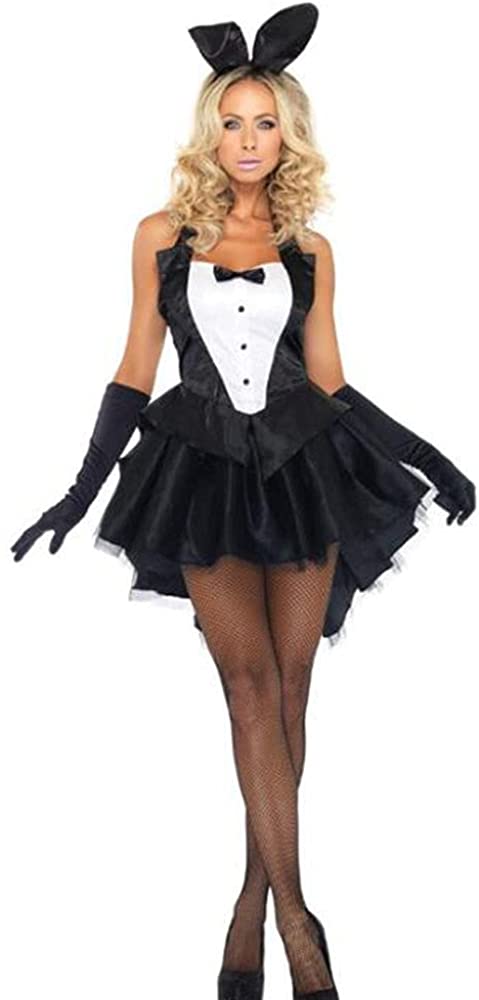 Price:$25.99 Sexy Bunny Costume Playboy Bunny Bodysuit Roleplay Rabbit Outfit Set Exotic Cosplay Lingerie for Halloween Christmas : Clothing, Shoes & Jewelry