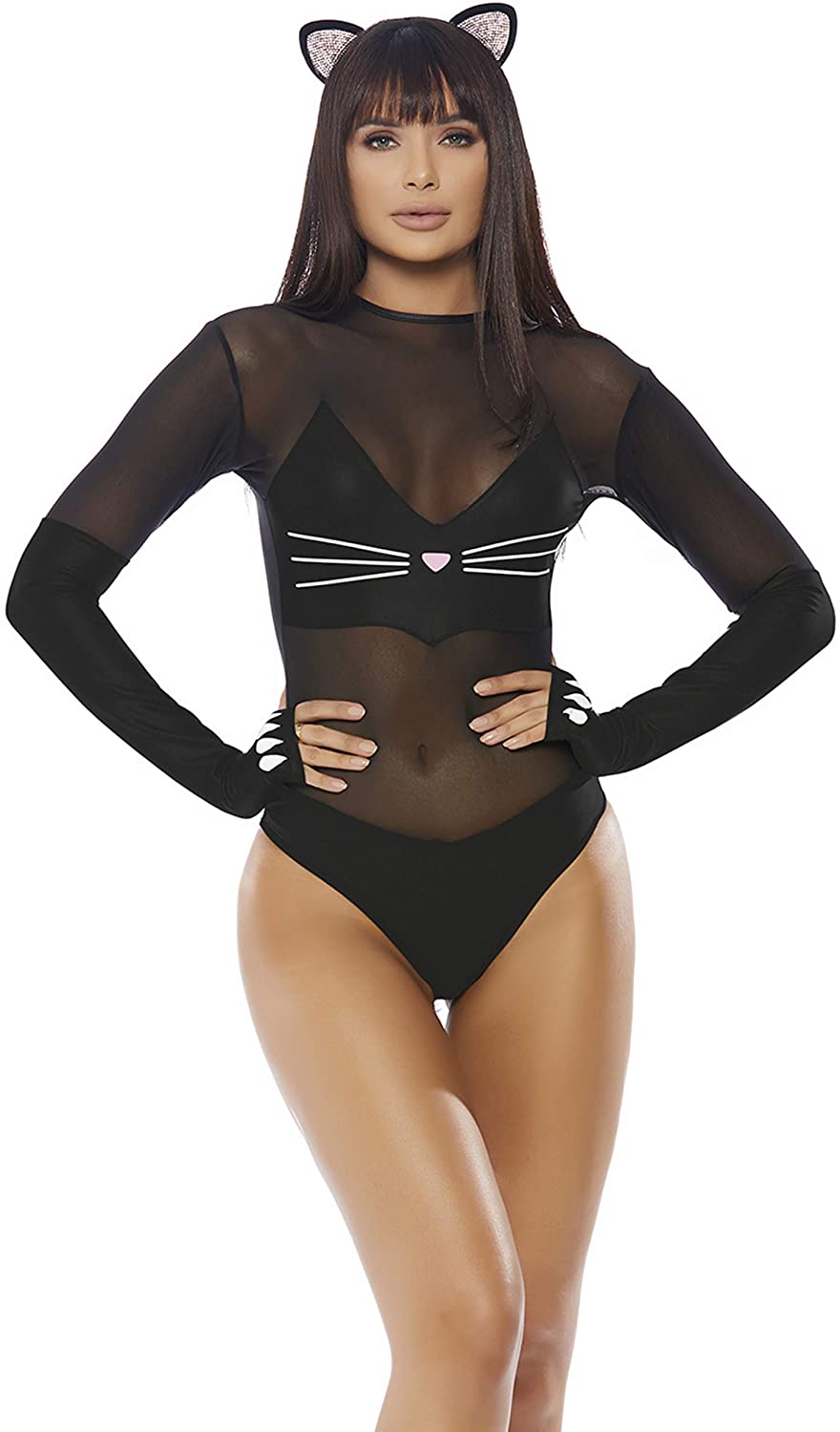 Price:$39.99 womens Sly Kitty Sexy Costume: Clothing, Shoes & Jewelry