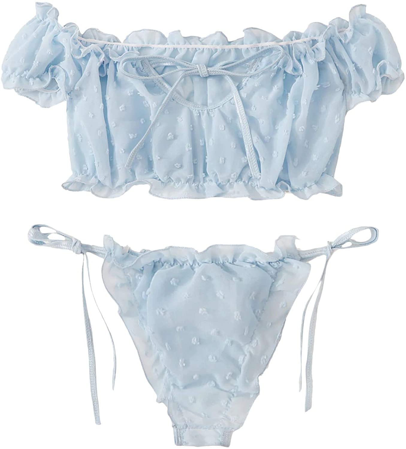 Price:$15.89 Women's Lingerie Set, Blue, X-Large: Clothing, Shoes & Jewelry