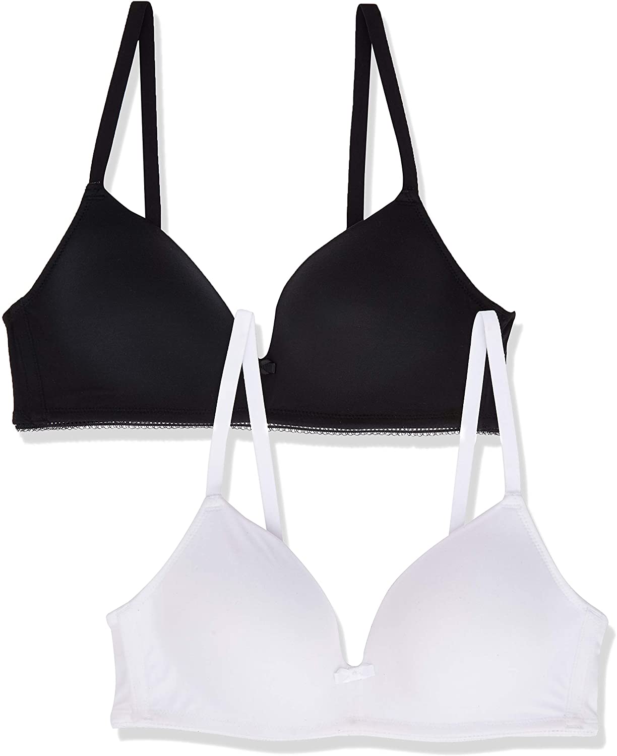 Price:$9.57 & Lilly Women's Demi Cup Modal Bra, Pack of 2 : Clothing, Shoes & Jewelry
