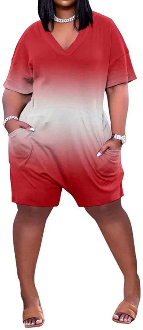 Price:$9.99 Women's Summer Short Sleeve Jumpsuit Rompers with Pockets Short Pant Rompers Pajamas Loungewear : Clothing, Shoes & Jewelry