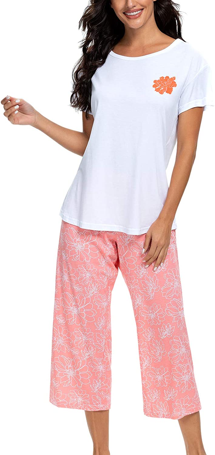 Price:$23.98 Womens Seersucker Summer Pajamas Set Women Cotton Nightgowns Housecoats for Women Sleepwear Soft PJs Sets Women Pj : Clothing, Shoes & Jewelry