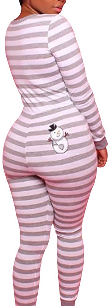 Price:$13.99 Women's Sexy Long Sleeve Bodycon Jumpsuit Rompers Deep V Neck Bodysuit Pajamas Onesies Clubwear : Clothing, Shoes & Jewelry