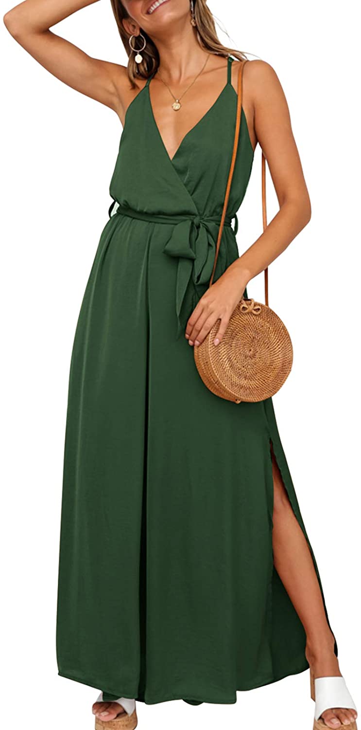 Price:$23.99 Women Casual Long Sleeve Loose Wide Legs One Piece Jumpsuits Rompers : Clothing, Shoes & Jewelry