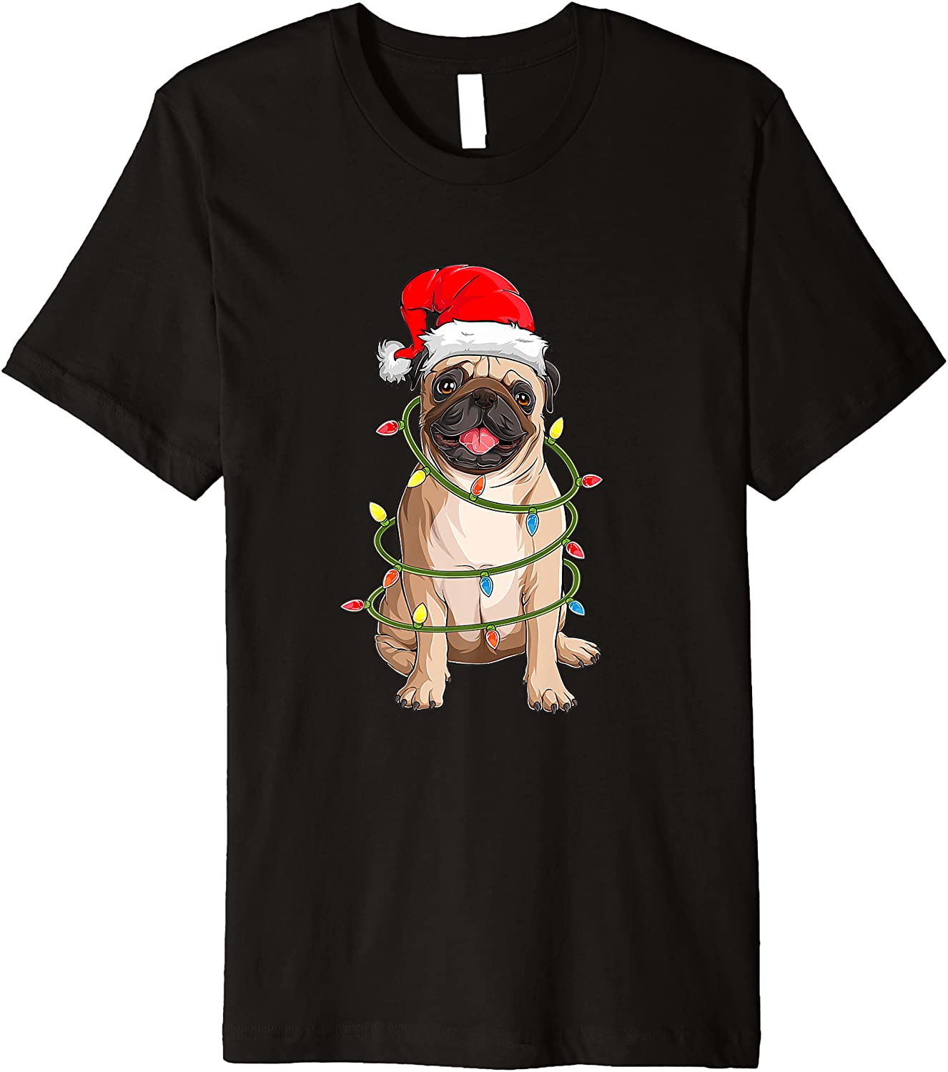 Price:$15.99 Dog Pug Pajama Men Women Premium T-Shirt : Clothing, Shoes & Jewelry
